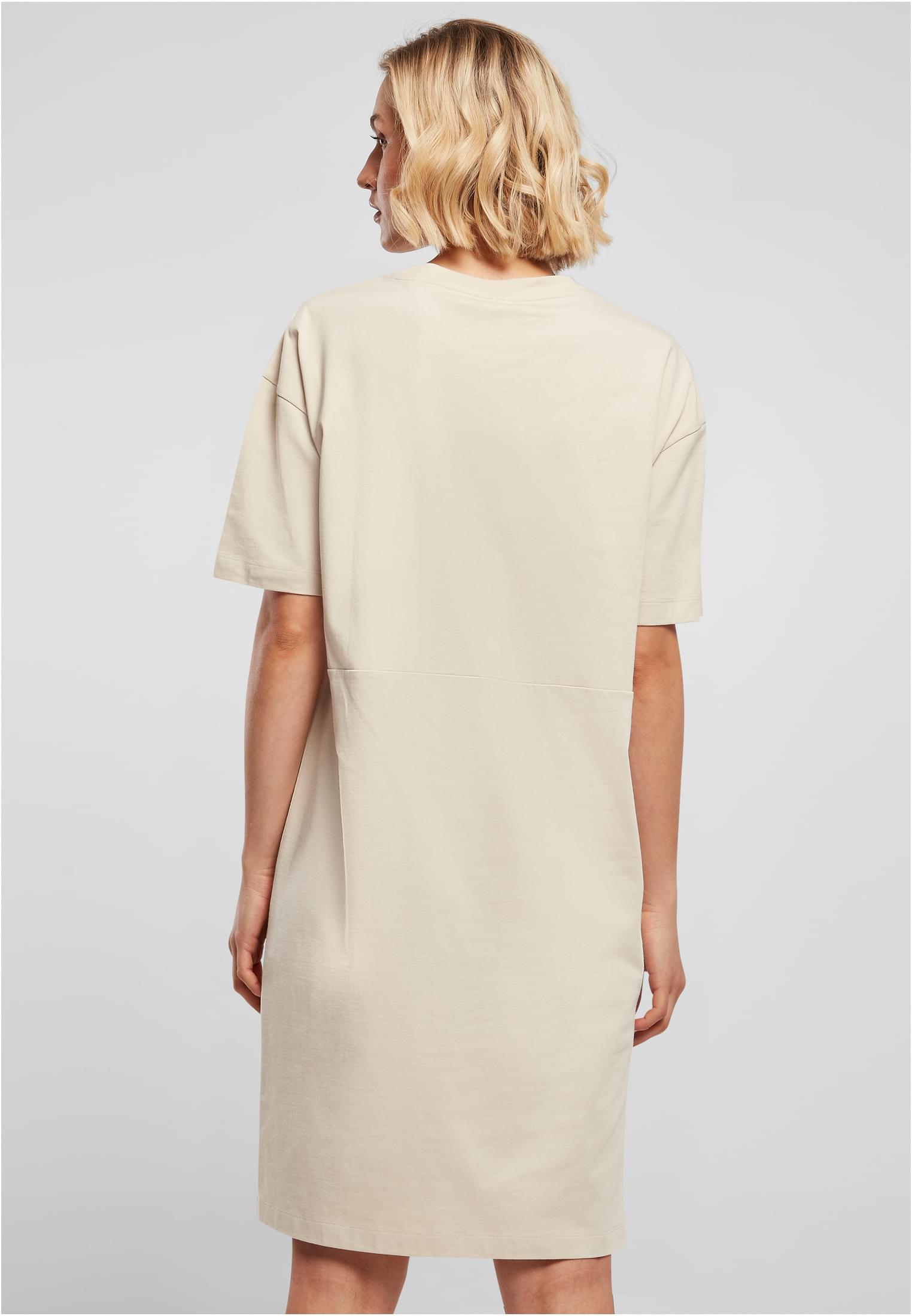 Ladies Organic Oversized Slit Tee Dress softseagrass 3XL - variant image 2