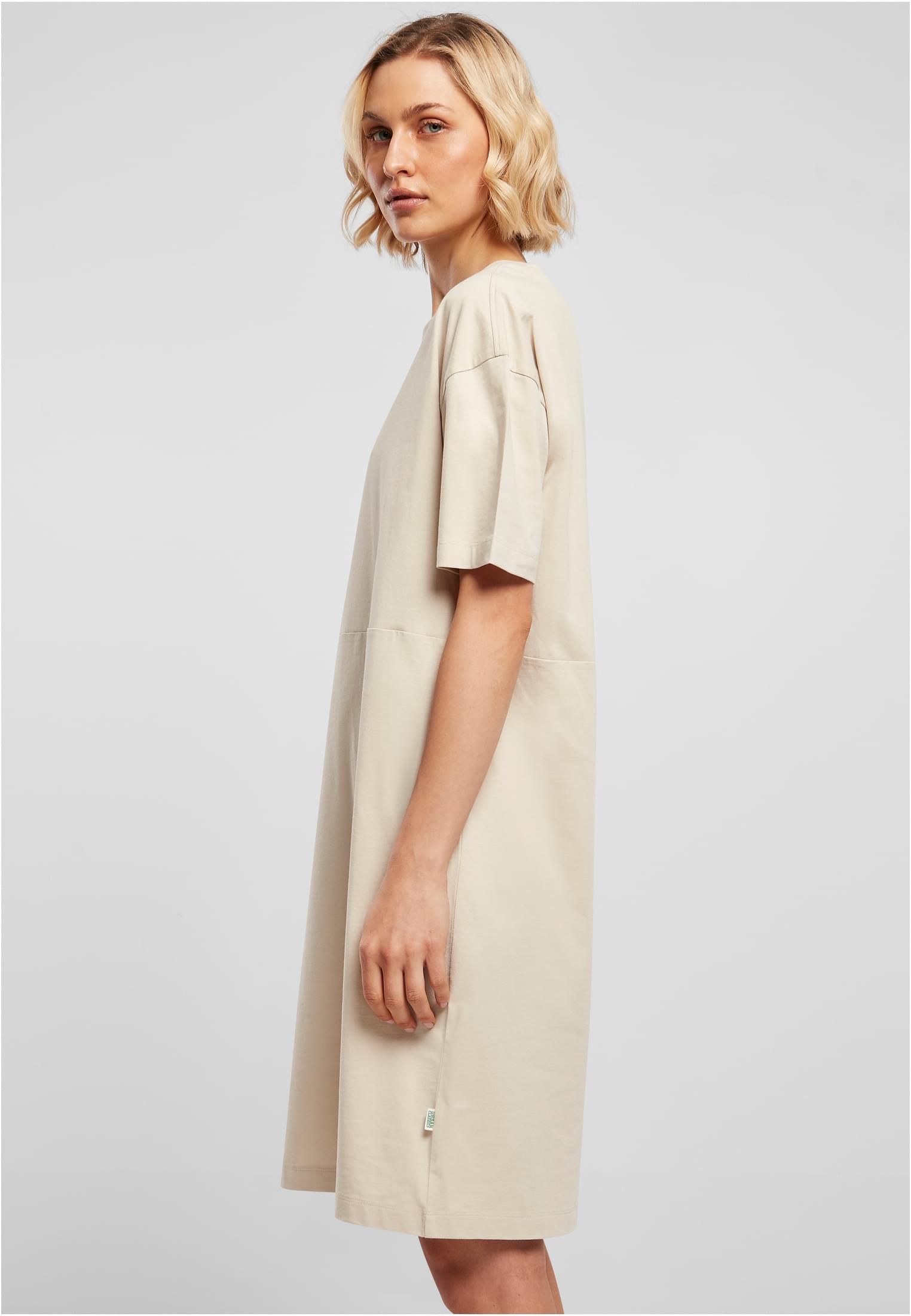 Ladies Organic Oversized Slit Tee Dress softseagrass 3XL - variant image 1