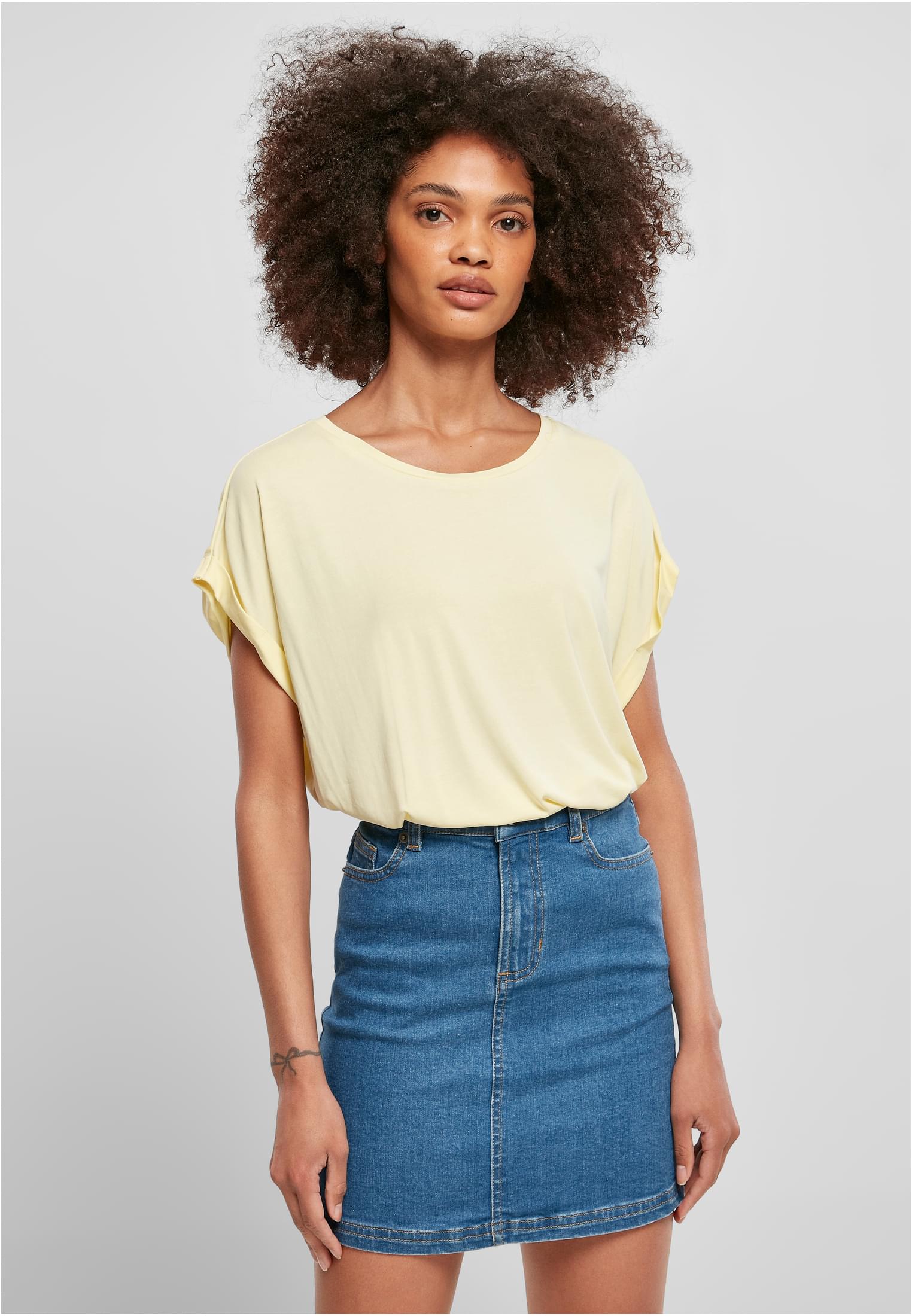 Ladies Modal Extended Shoulder Tee softyellow 3XL
 - alternate variant 7