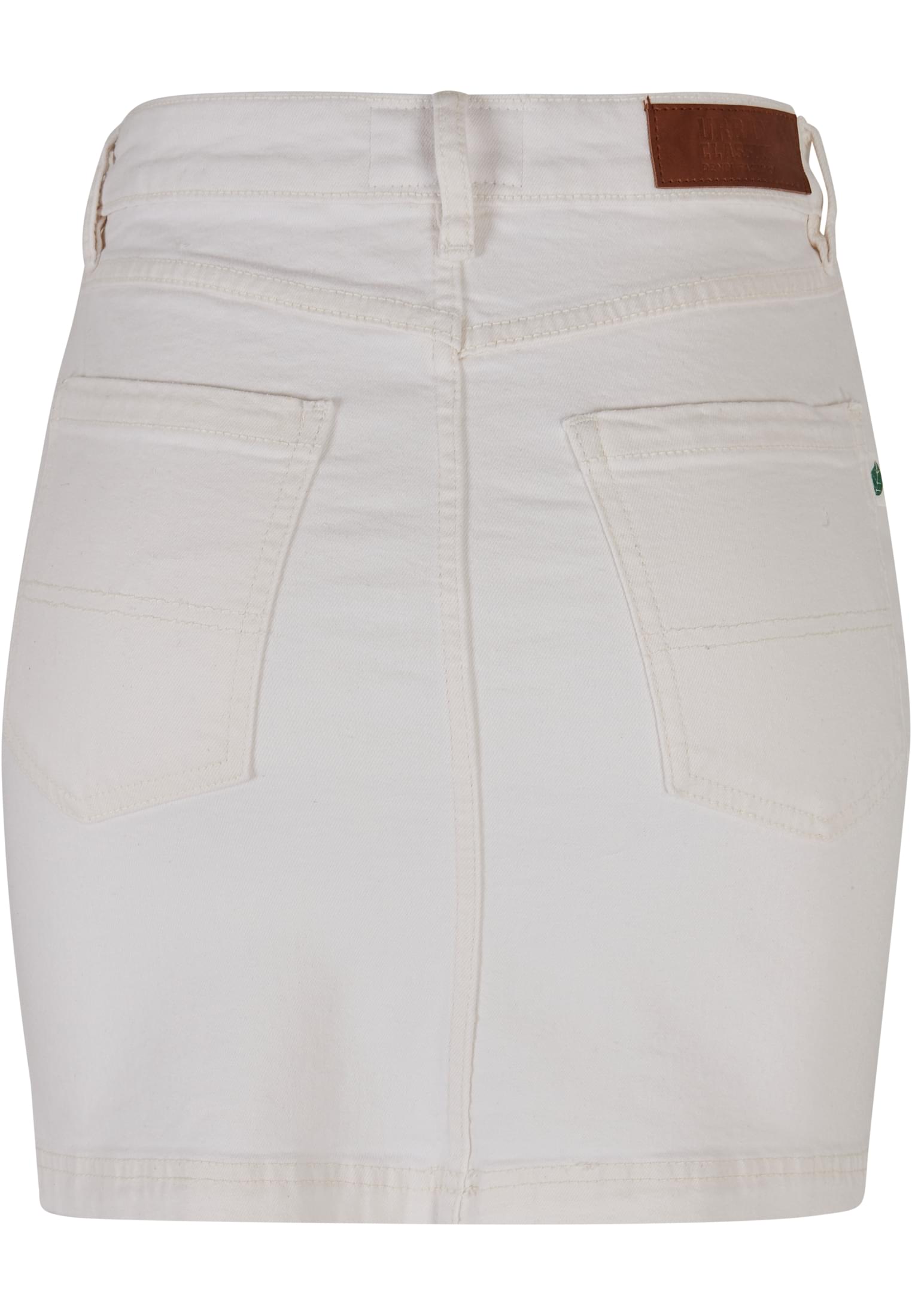 Ladies Organic Stretch Denim Mini Skirt offwhite raw 26 - variant image 7