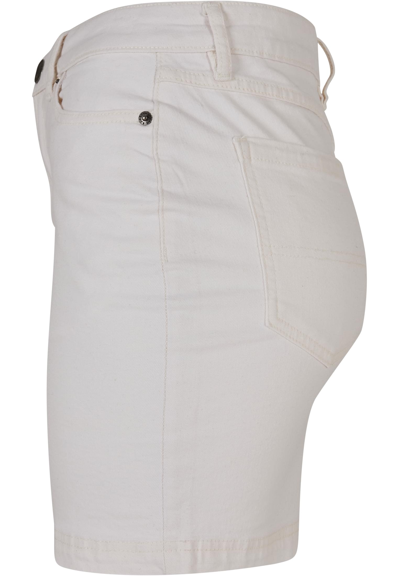 Ladies Organic Stretch Denim Mini Skirt offwhite raw 26 - variant image 6