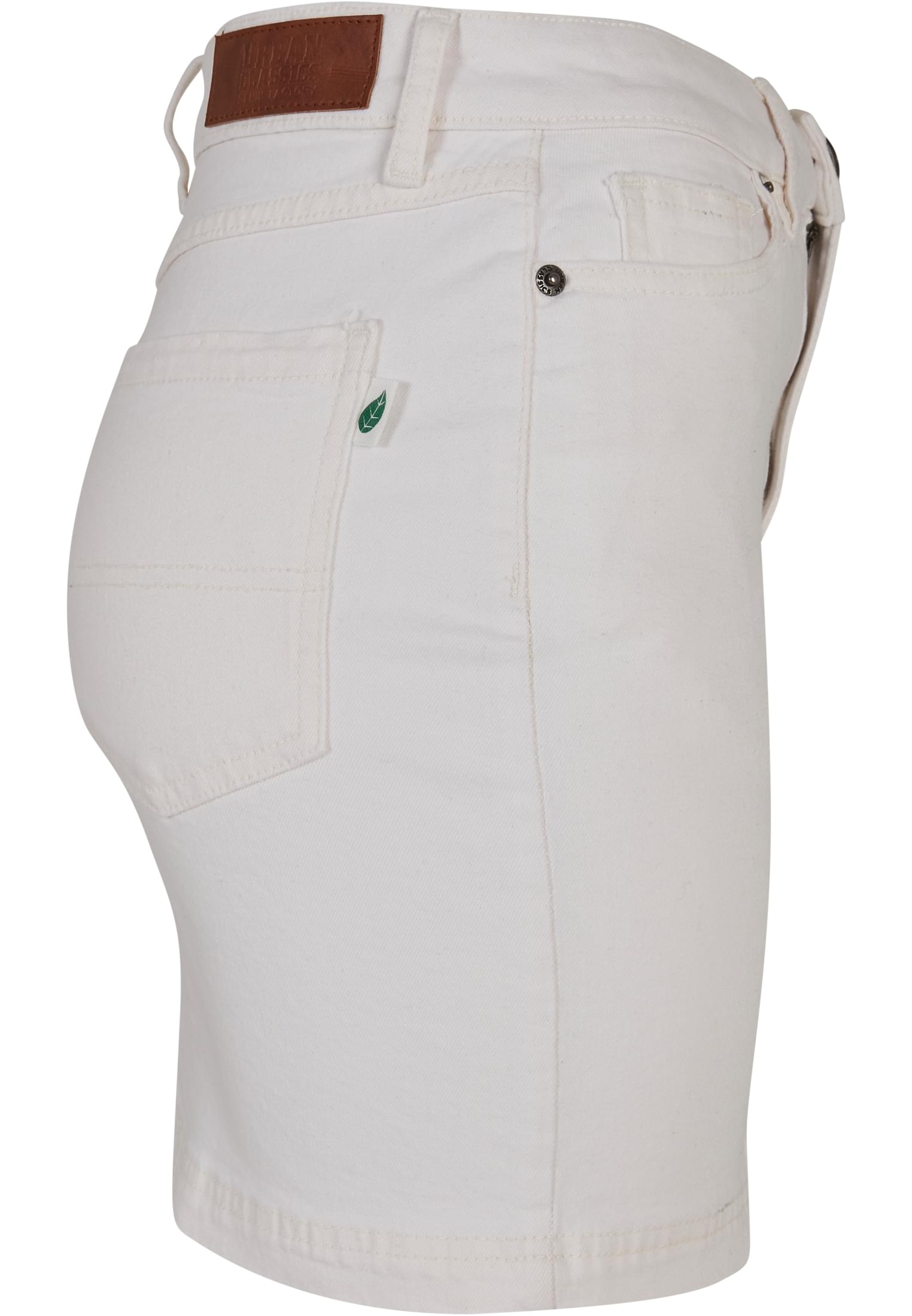 Ladies Organic Stretch Denim Mini Skirt offwhite raw 26 - variant image 8
