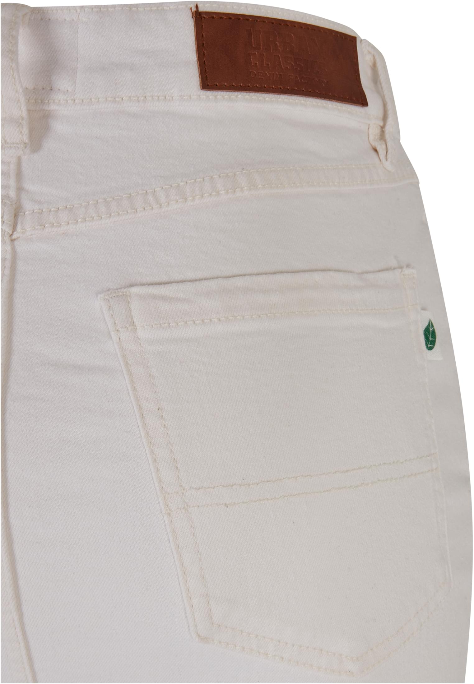 Ladies Organic Stretch Denim Mini Skirt offwhite raw 26 - variant image 11