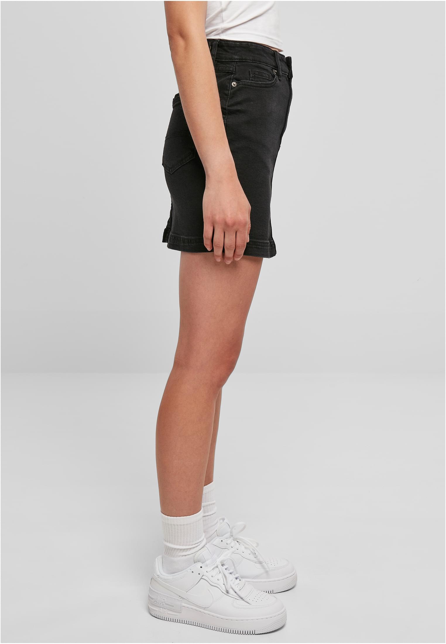 Ladies Organic Stretch Denim Mini Skirt black washed 26 - variant image 3