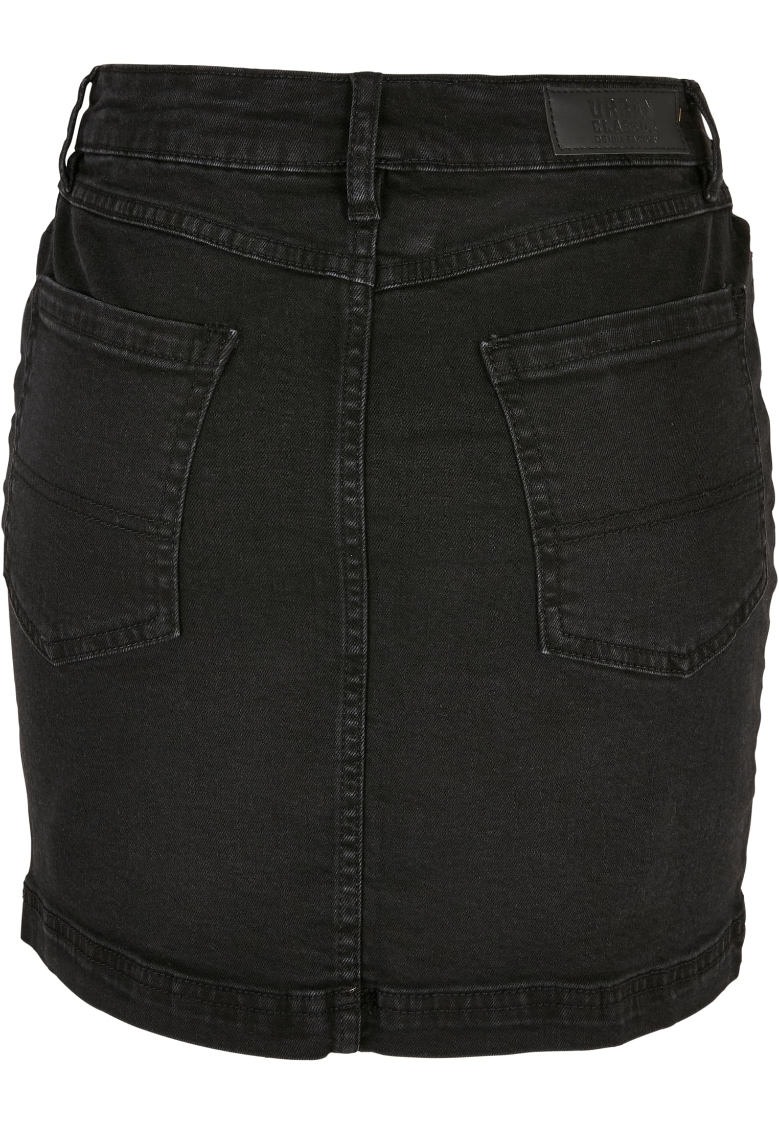 Ladies Organic Stretch Denim Mini Skirt black washed 26 - variant image 7