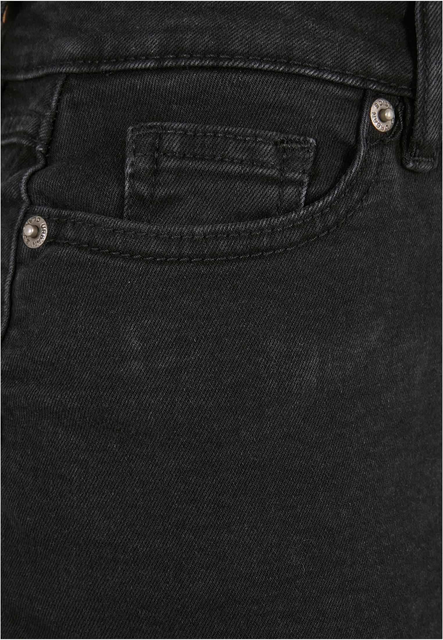 Ladies Organic Stretch Denim Mini Skirt black washed 26 - variant image 9
