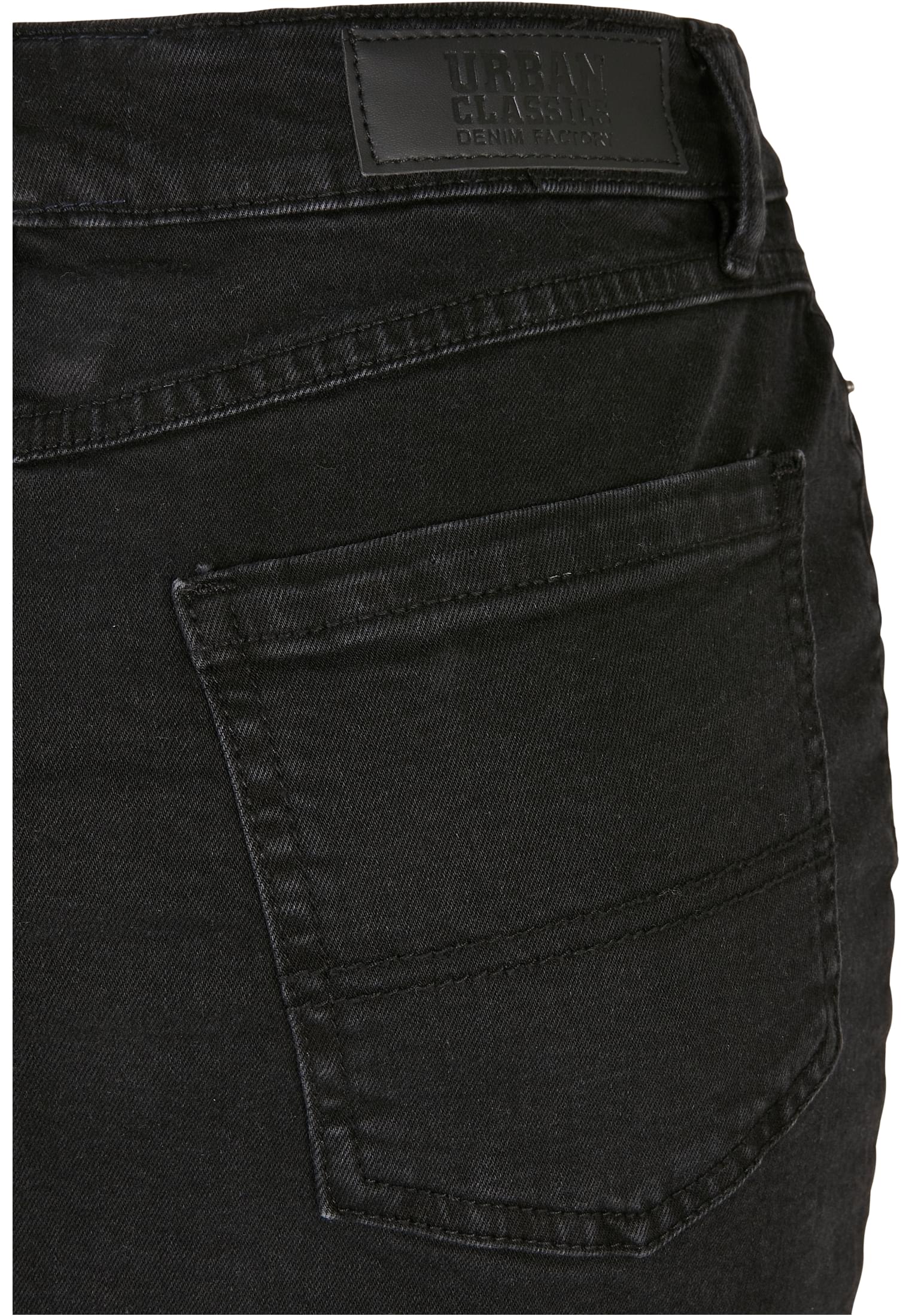 Ladies Organic Stretch Denim Mini Skirt black washed 26 - variant image 10