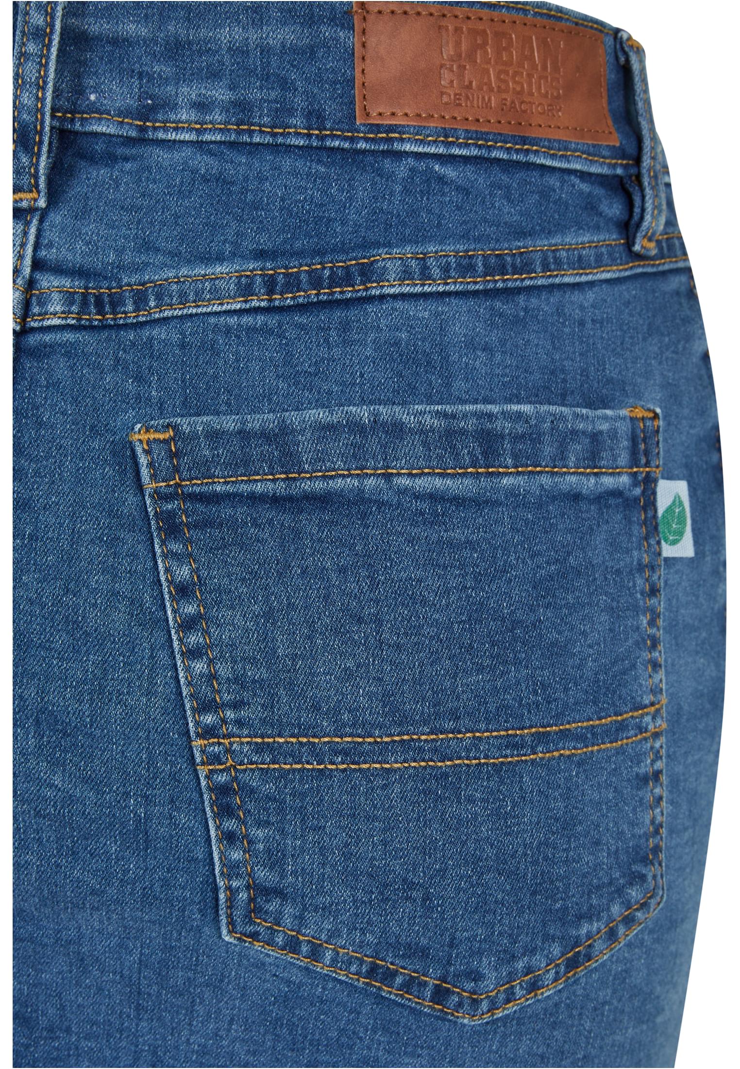 Ladies Organic Stretch Denim Mini Skirt clearblue washed 26 - variant image 11