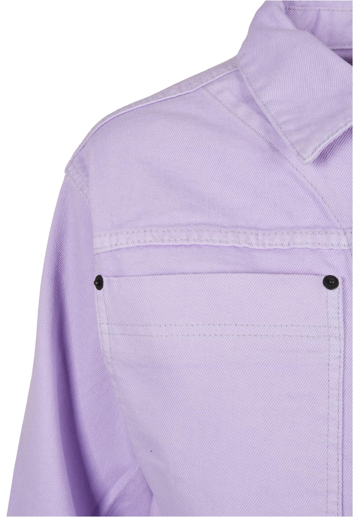 Ladies Short Boxy Worker Jacket lilac 3XL - variant image 8