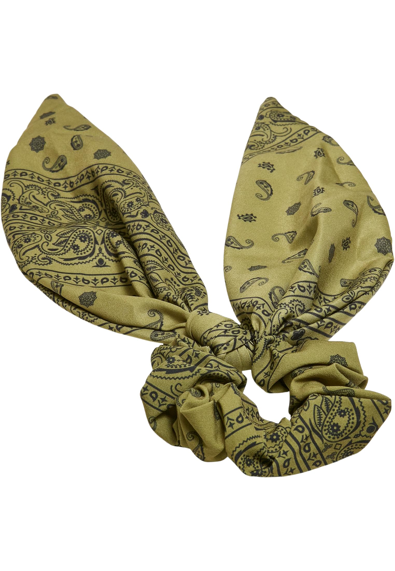Bandana Print Scrunchies With XXL Bow 2-Pack khaki/lightlilac one size - variant image 2