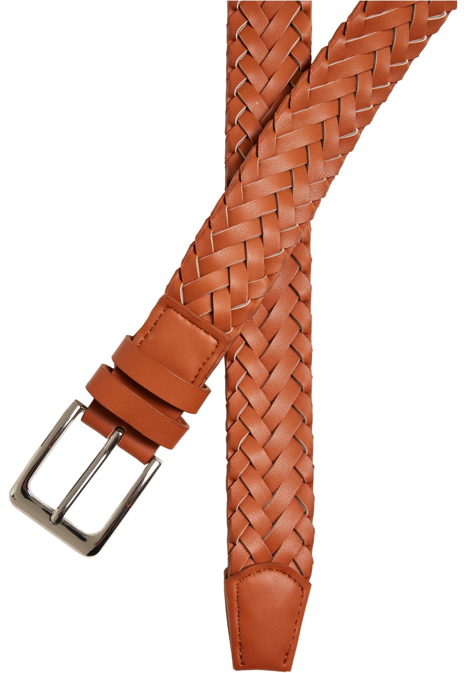Braided Synthetic Leather Belt lightbrown L/XL - variant image 1