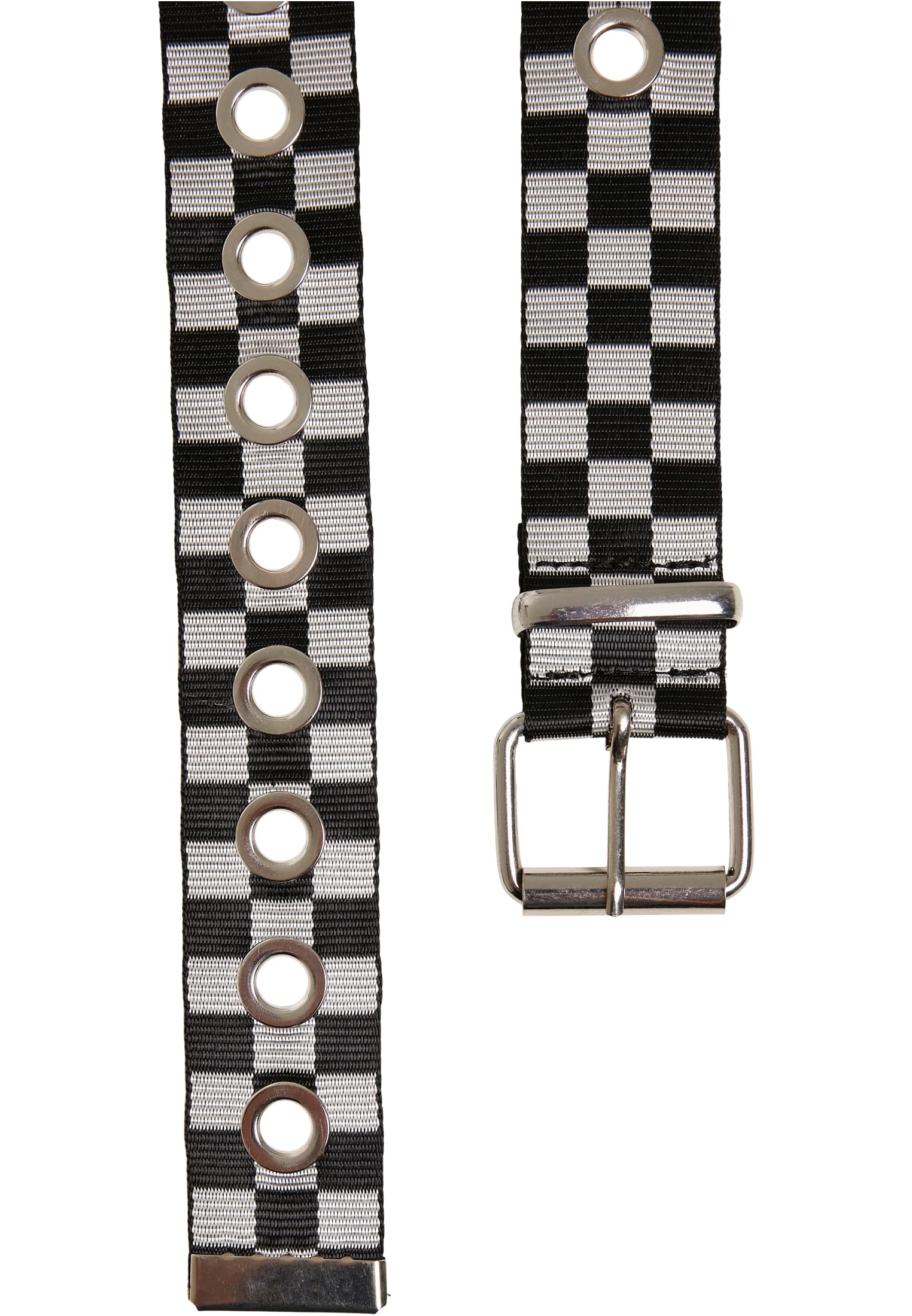 Checker Belt With Eyelets black/white L/XL - variant image 1