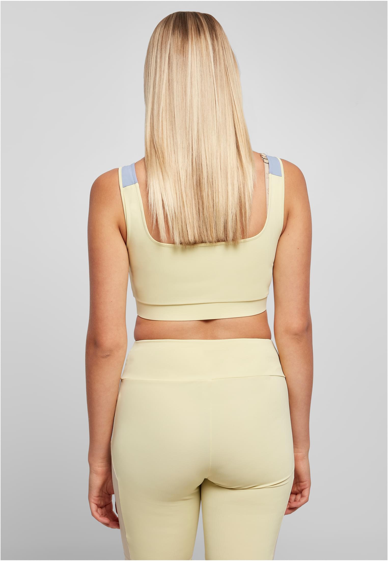 Ladies Color Block Bra softyellow/softseagrass/vablue 3XL - variant image 2