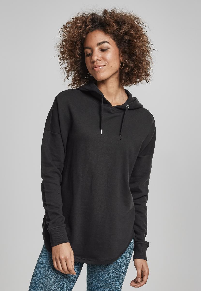 Ladies Oversized Terry Hoody black L - variant image 1