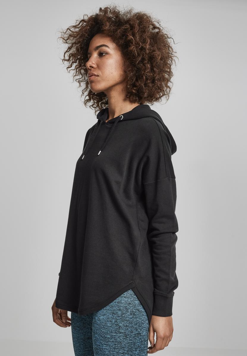 Ladies Oversized Terry Hoody black L - variant image 2