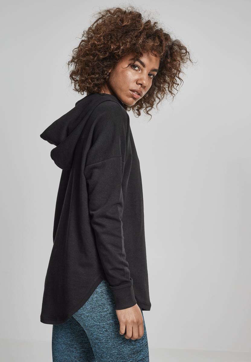 Ladies Oversized Terry Hoody black L - variant image 4