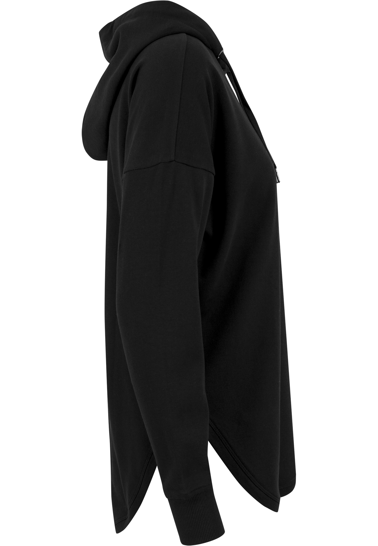 Ladies Oversized Terry Hoody black L - variant image 9