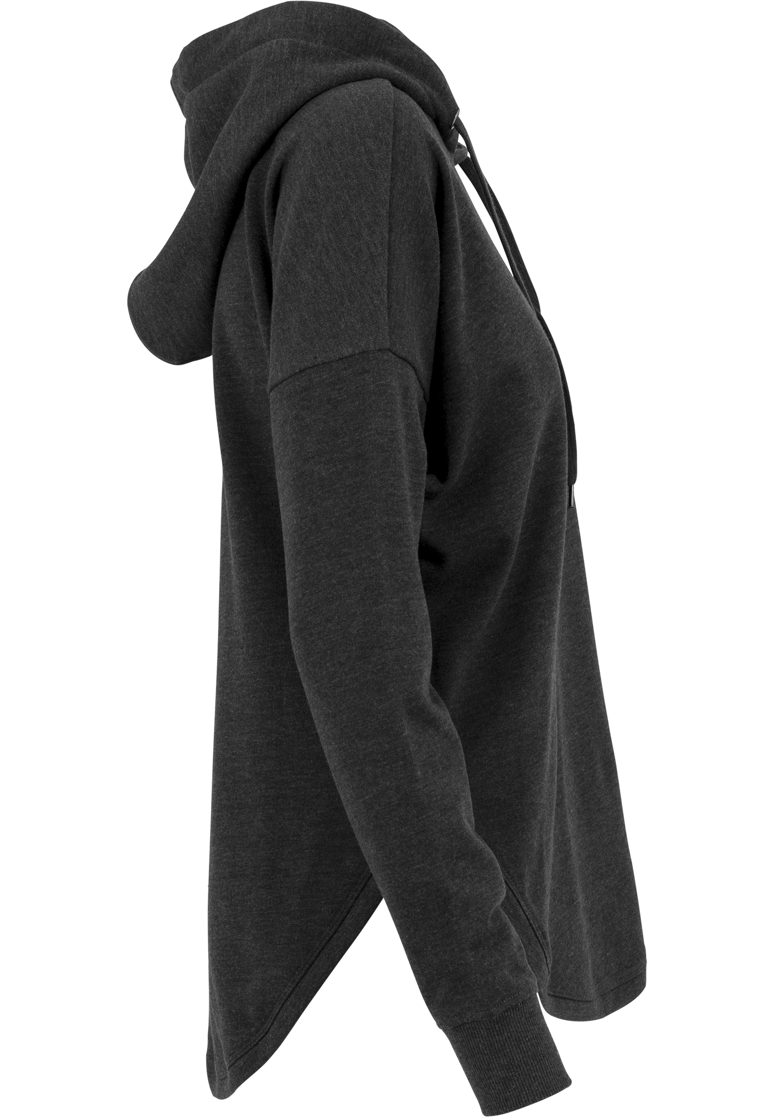 Ladies Oversized Terry Hoody charcoal L - variant image 9