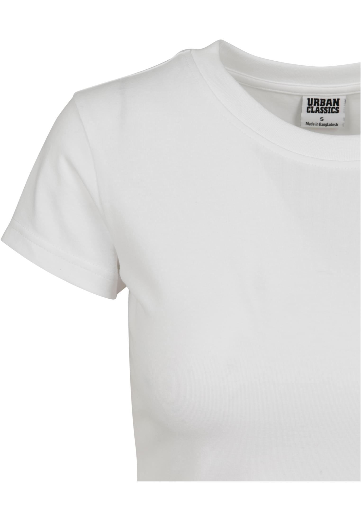 Ladies Stretch Jersey Cropped Tee white 3XL - variant image 8