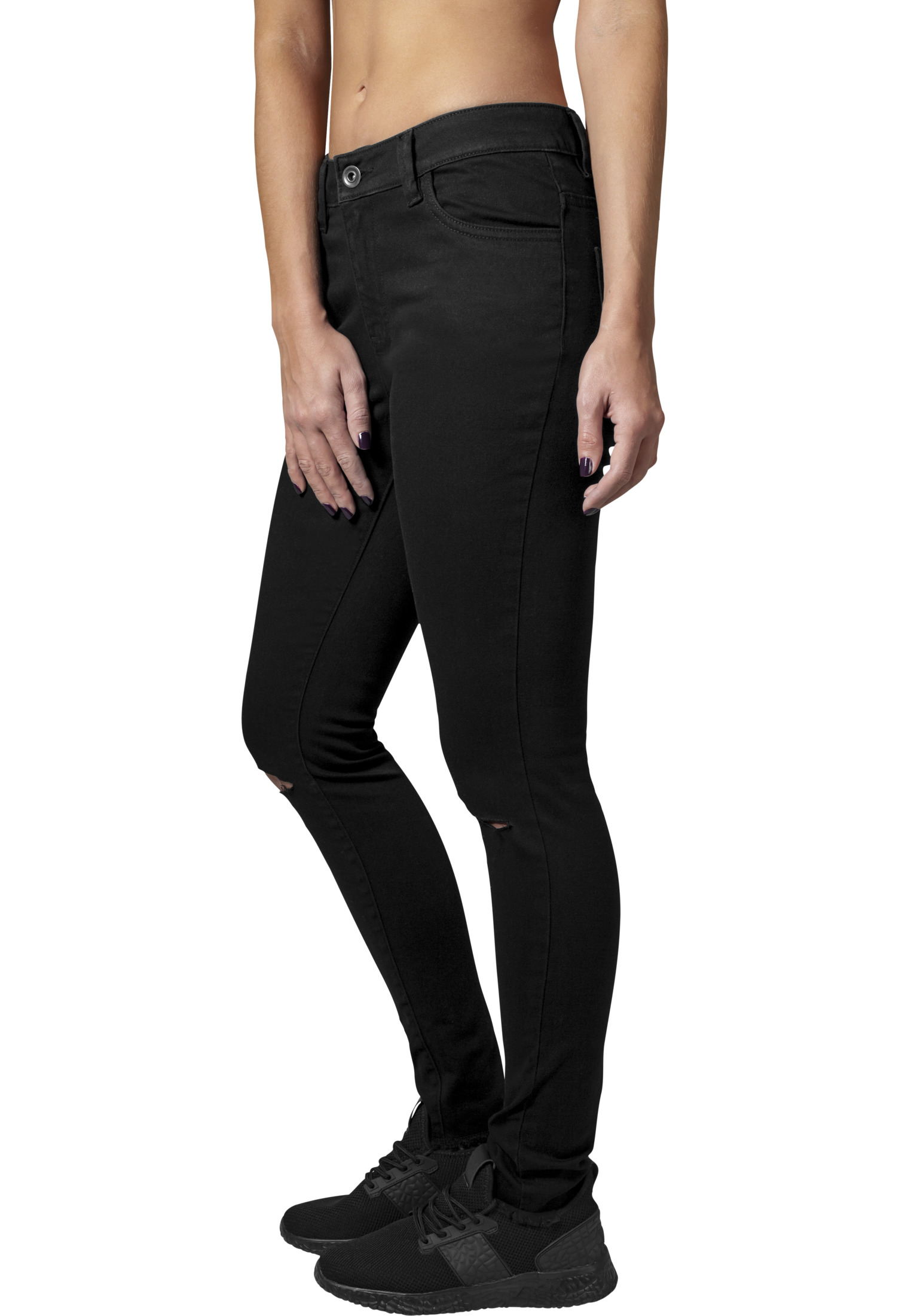 Ladies Cut Knee Pants black 26 - variant image 1