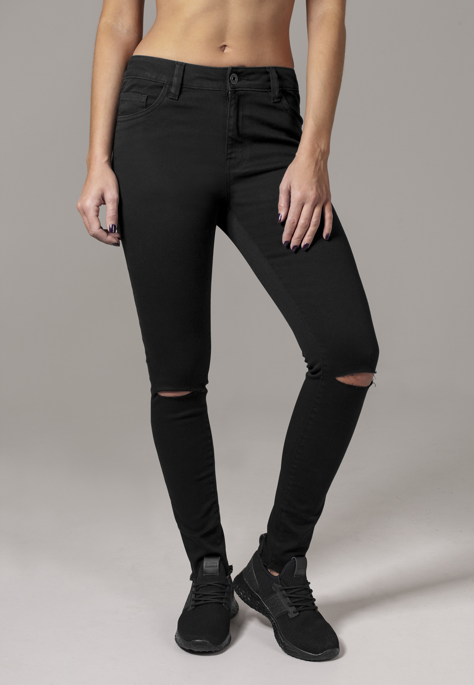 Ladies Cut Knee Pants black 26 - alternate variant 1