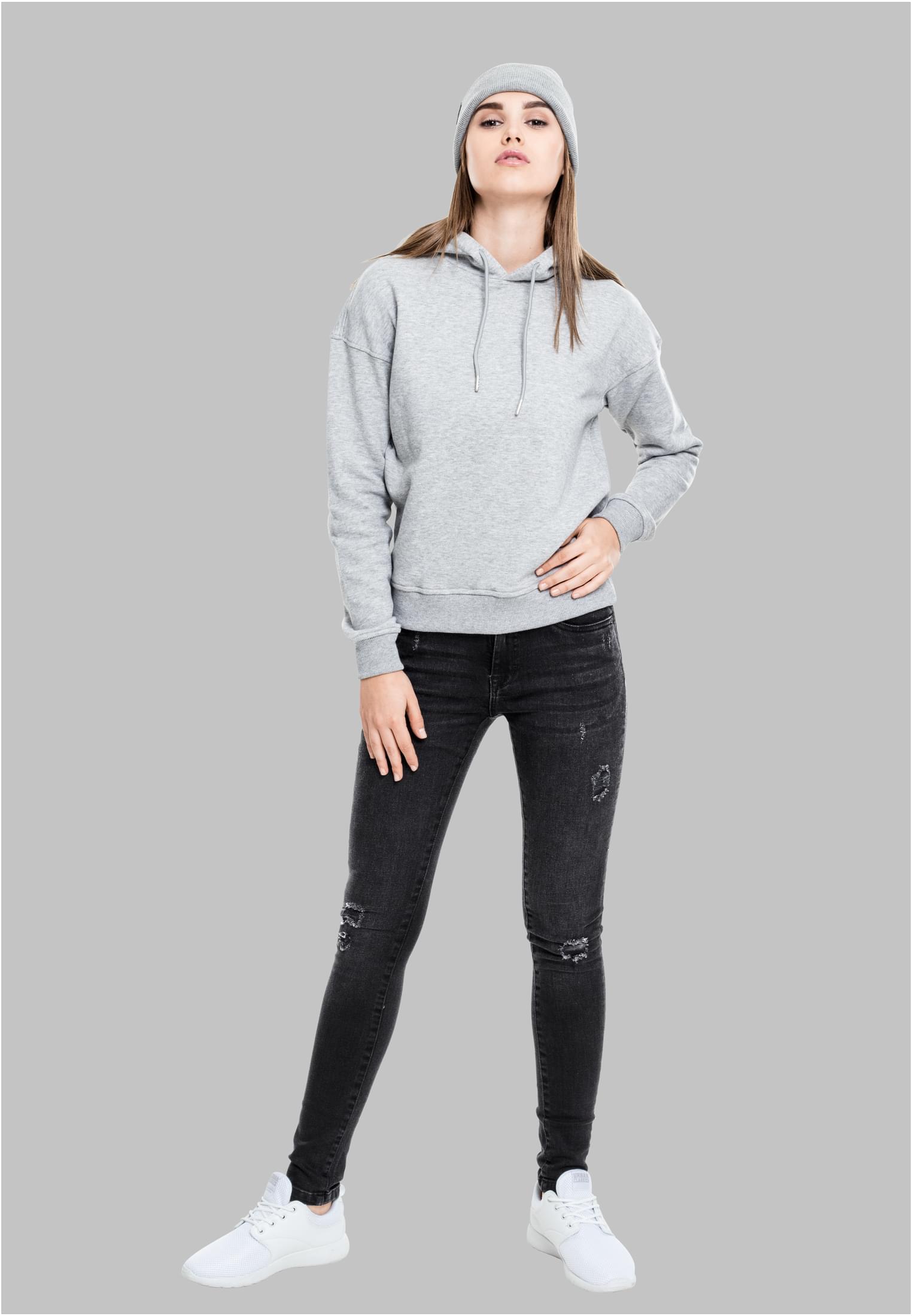 Ladies Hoody grey L - variant image 4