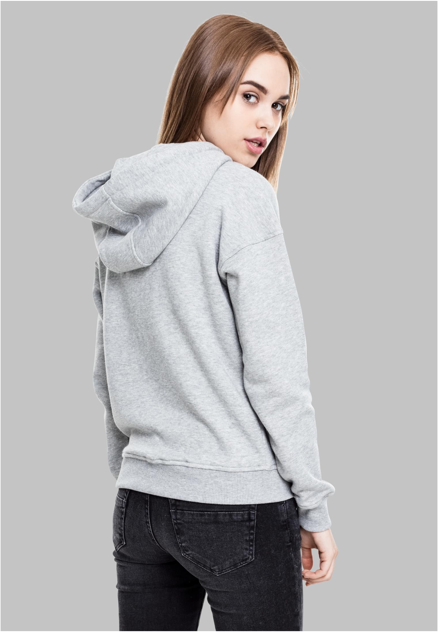 Ladies Hoody grey L - variant image 2