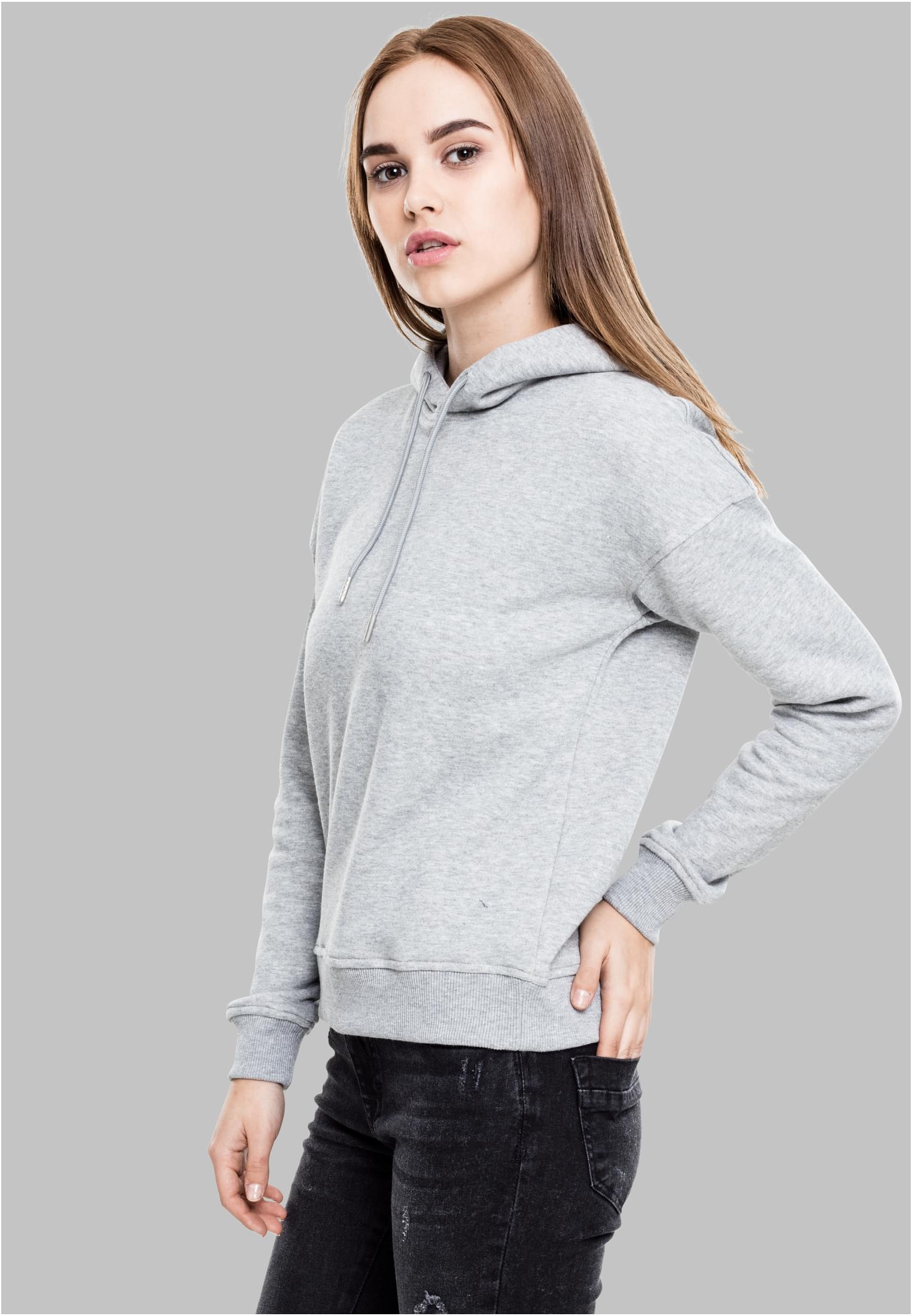 Ladies Hoody grey L - variant image 1