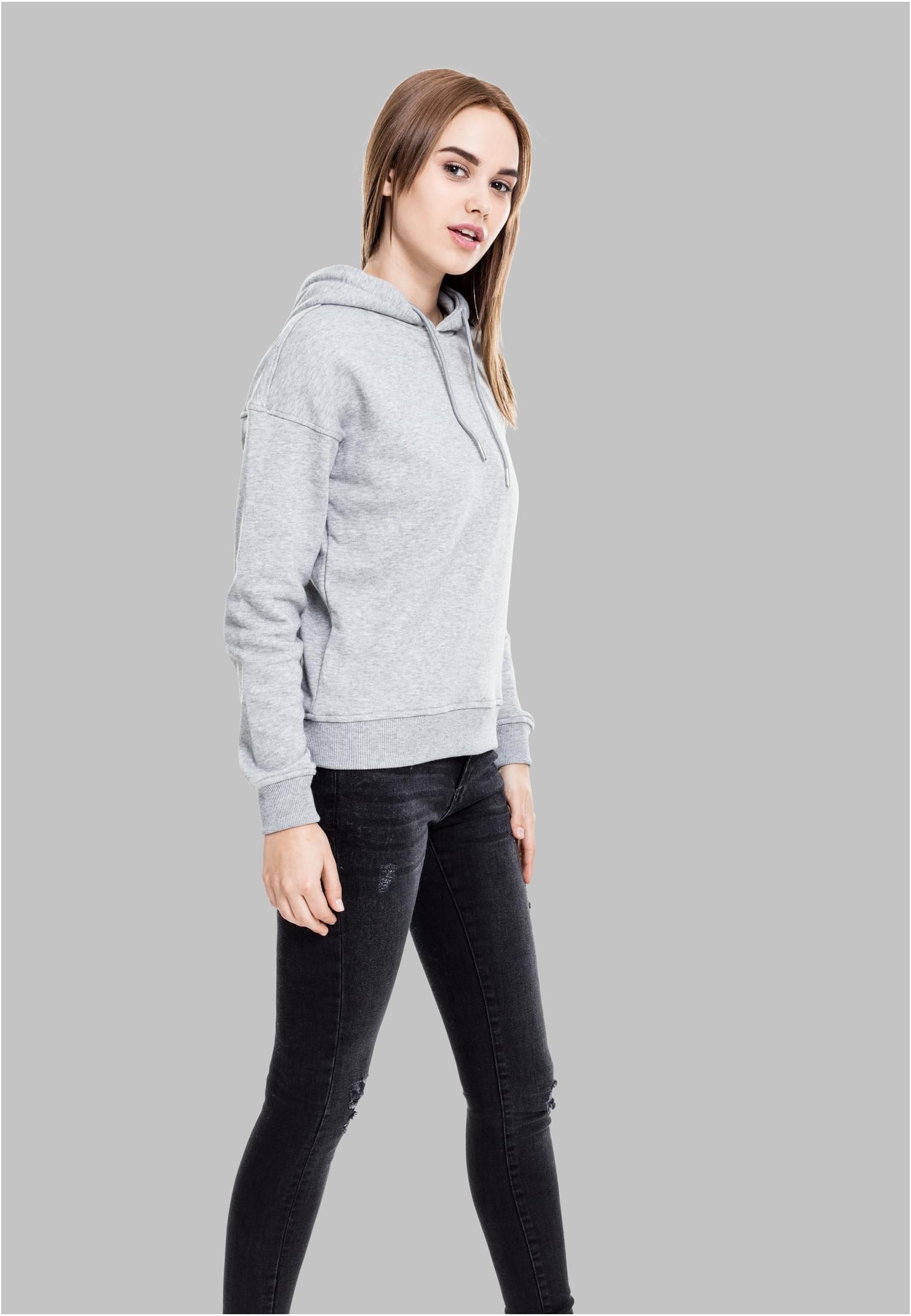 Ladies Hoody grey L - variant image 3