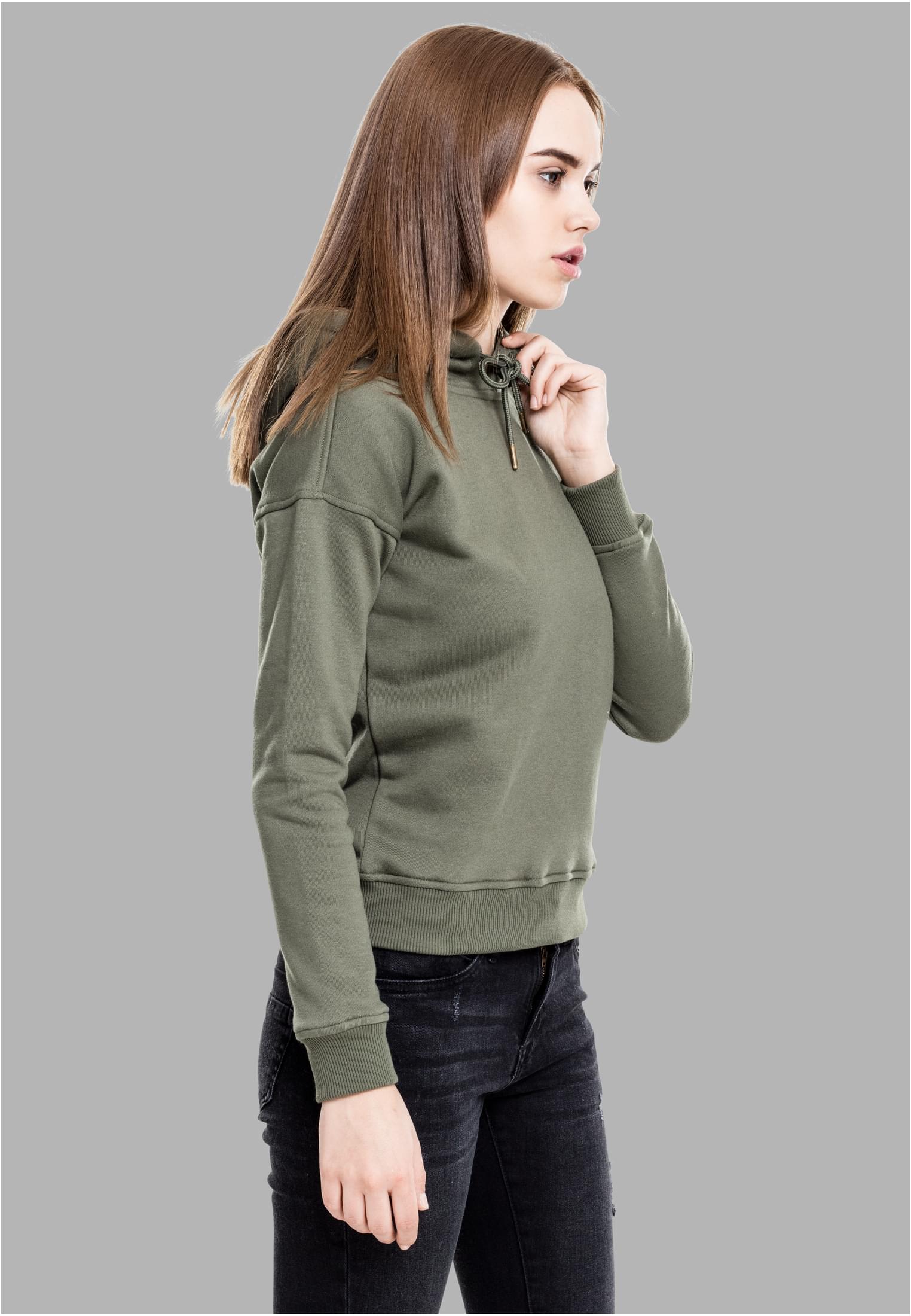 Ladies Hoody olive L - variant image 3