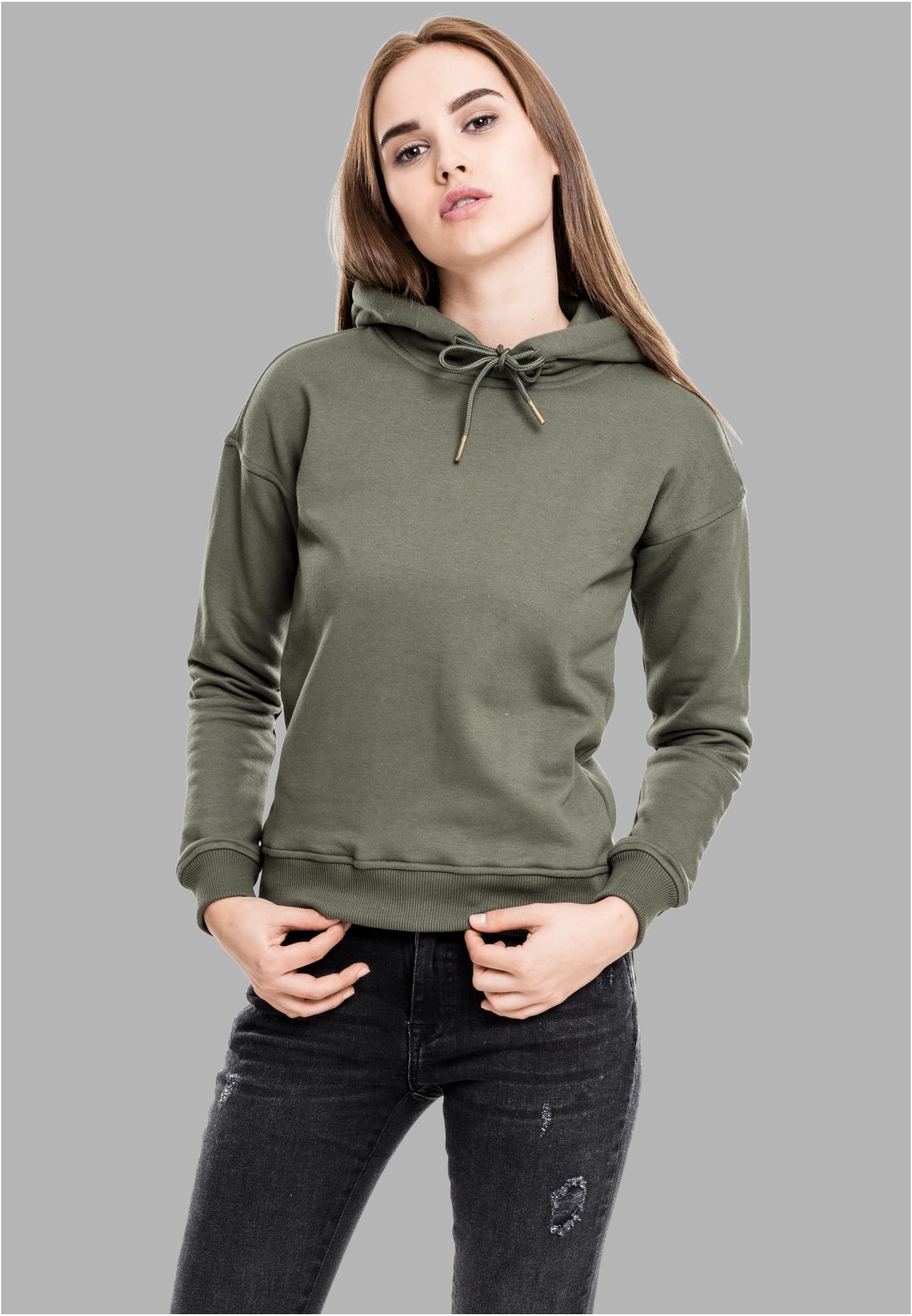 Ladies Hoody olive L - alternate variant 4