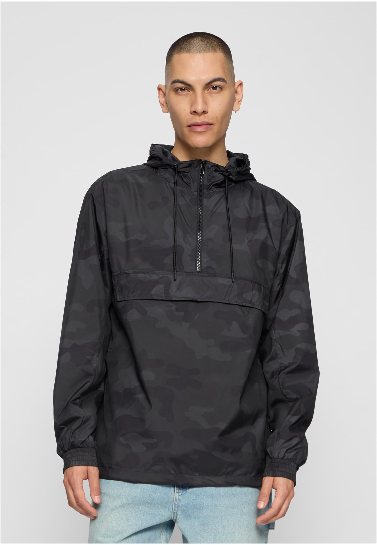 Camo Pull Over Windbreaker darkcamo L
 - alternate variant 1