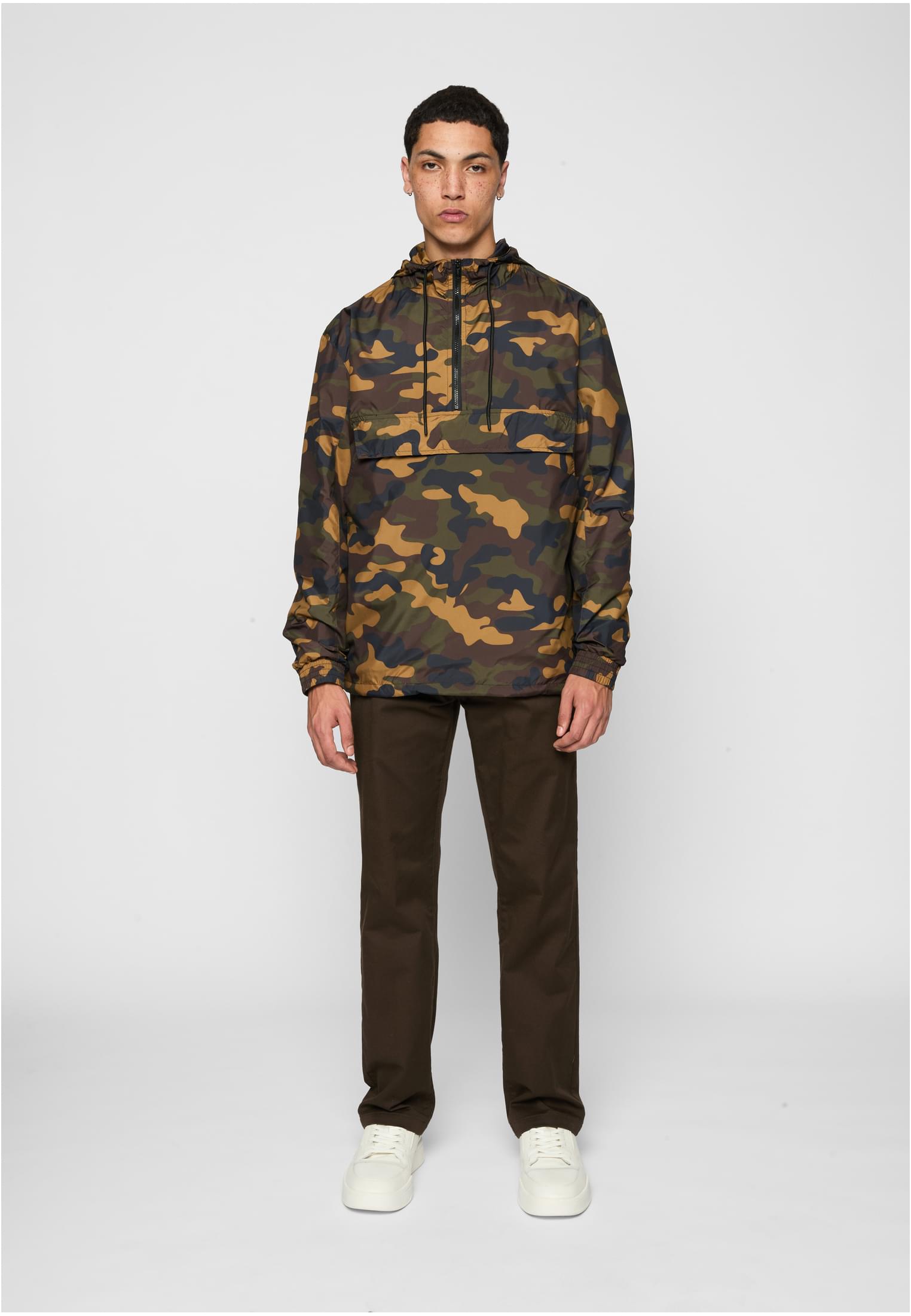 Camo Pull Over Windbreaker woodcamo
 - variant image 2