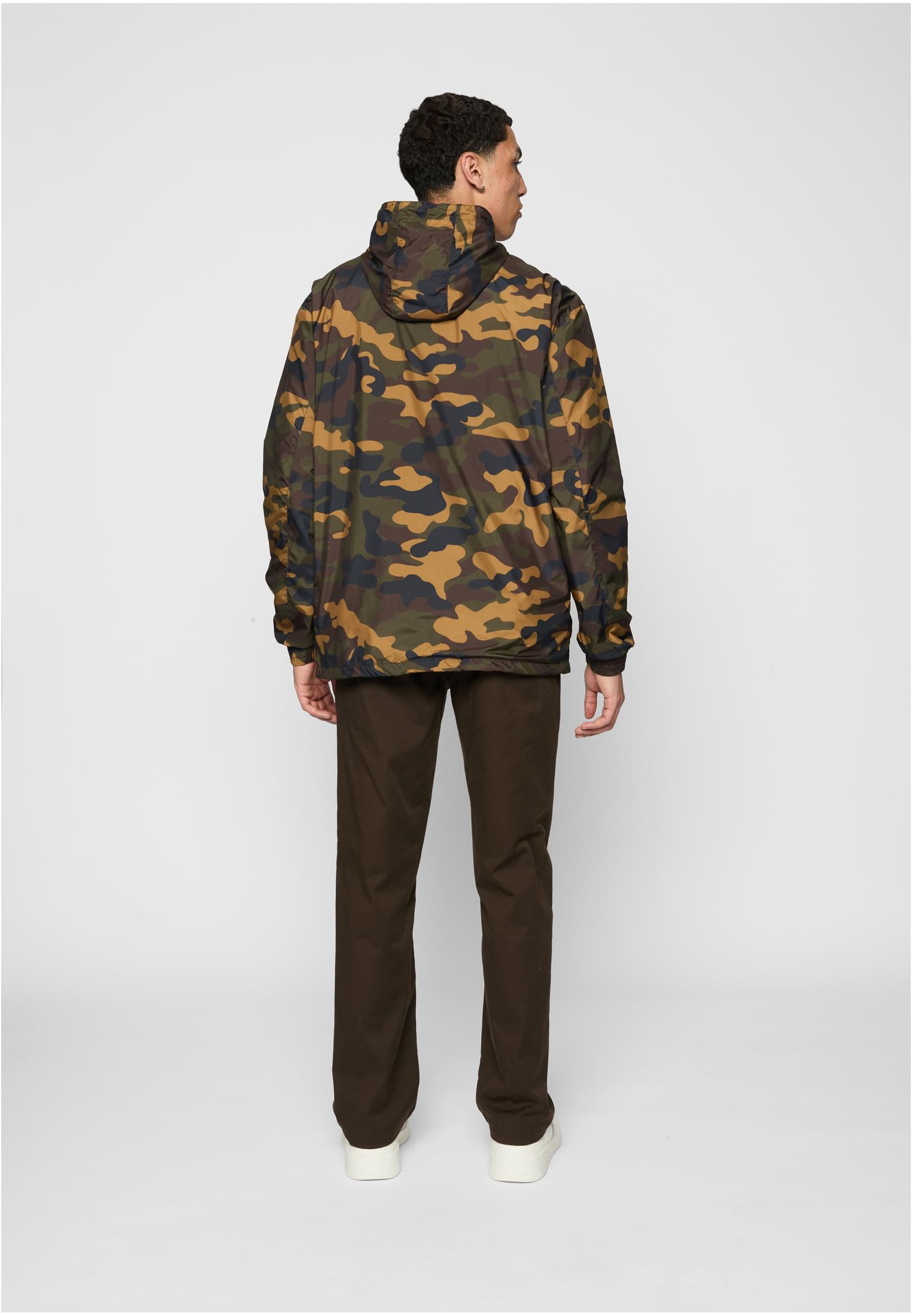Camo Pull Over Windbreaker woodcamo
 - variant image 3