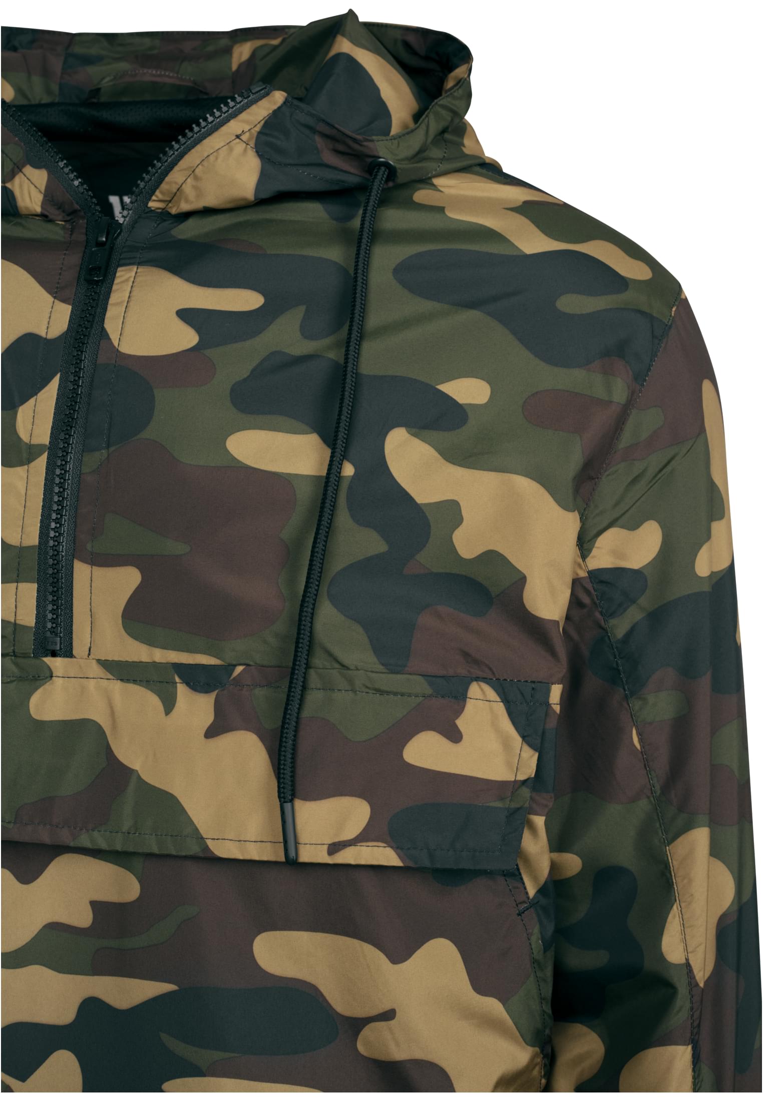 Camo Pull Over Windbreaker woodcamo
 - variant image 10