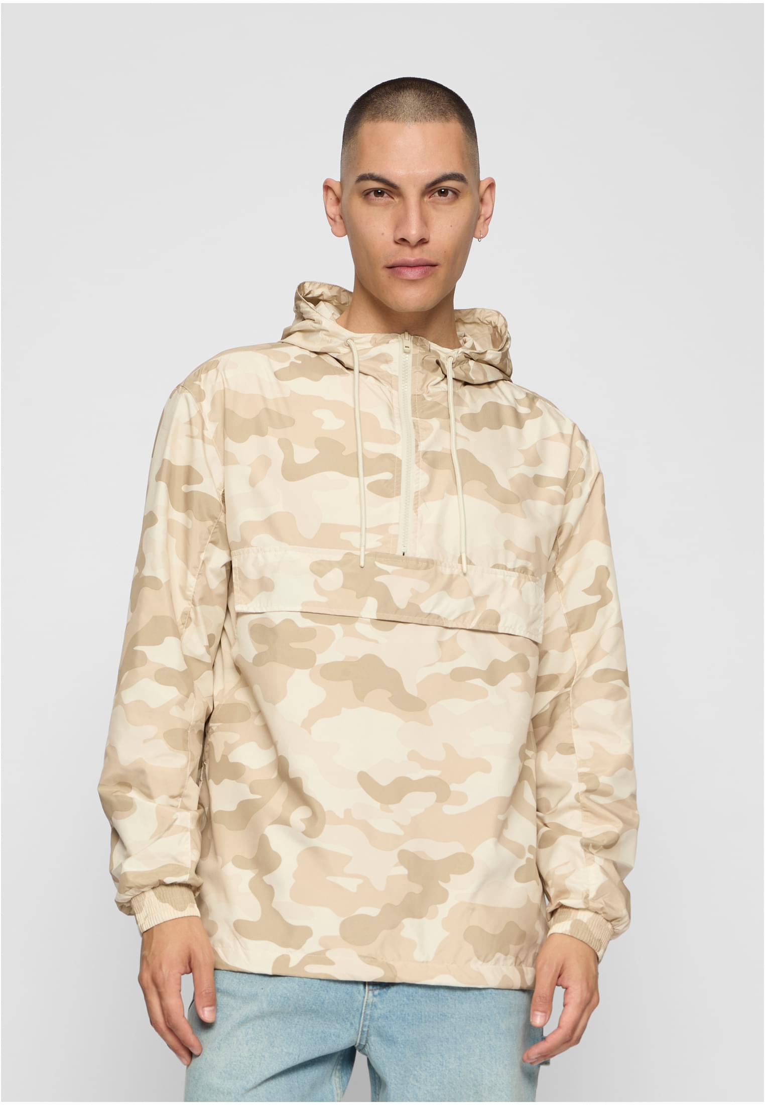 Camo Pull Over Windbreaker sandcamo L
 - alternate variant 3