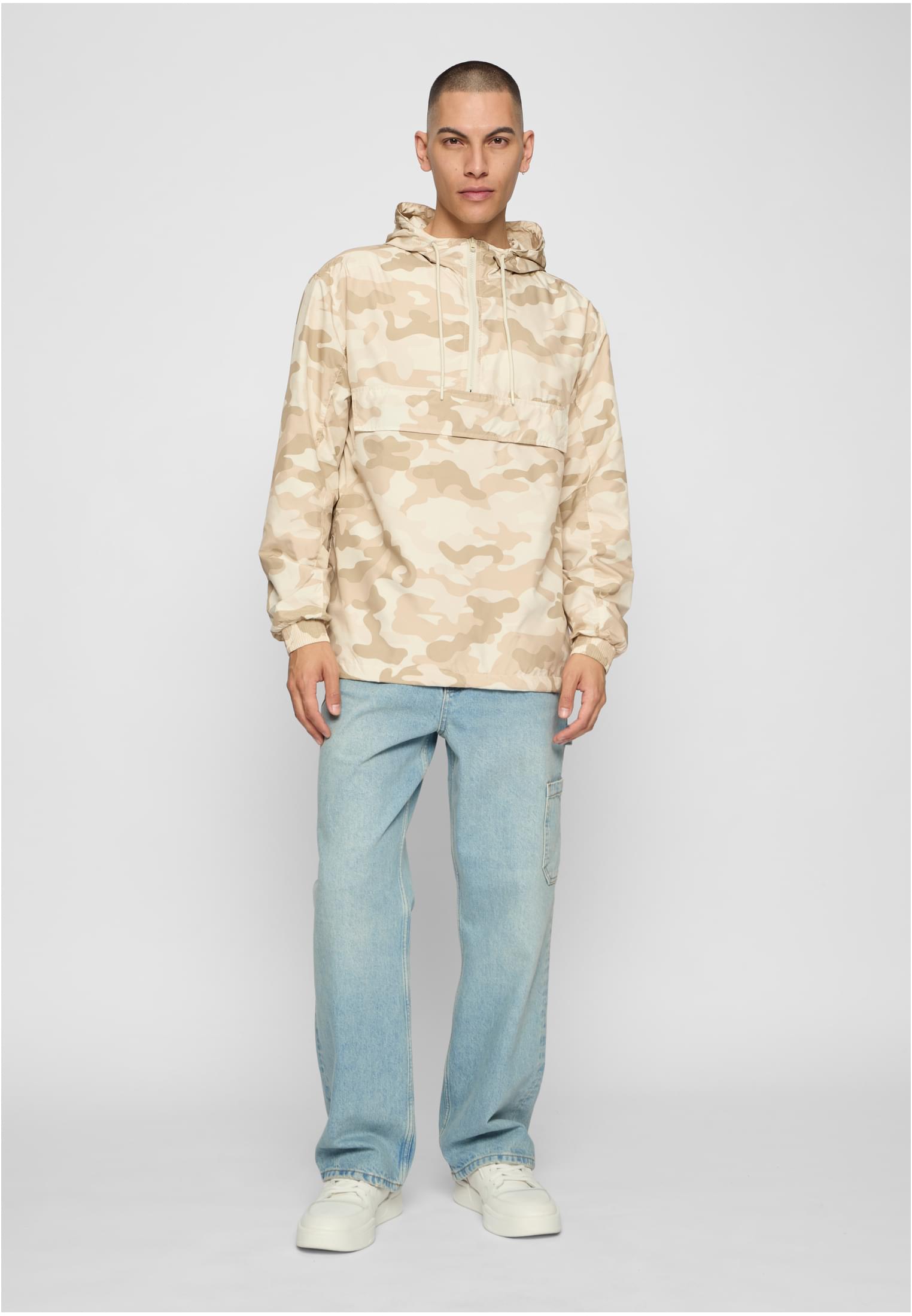 Camo Pull Over Windbreaker sandcamo L
 - variant image 2