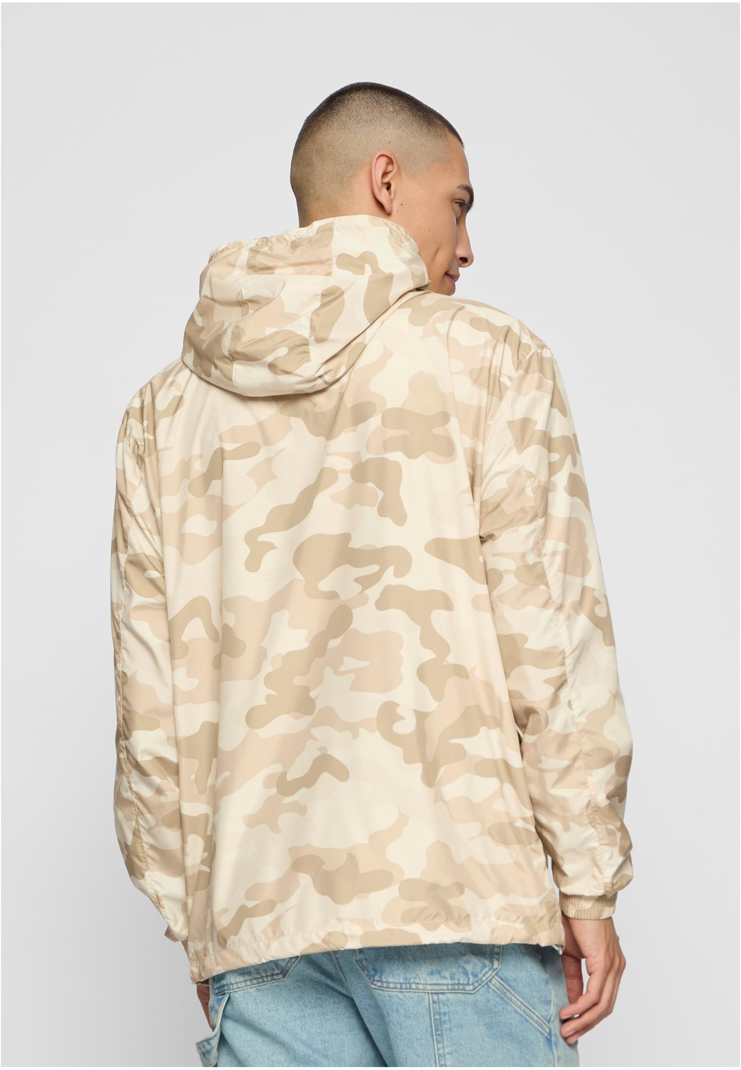 Camo Pull Over Windbreaker sandcamo L
 - variant image 1