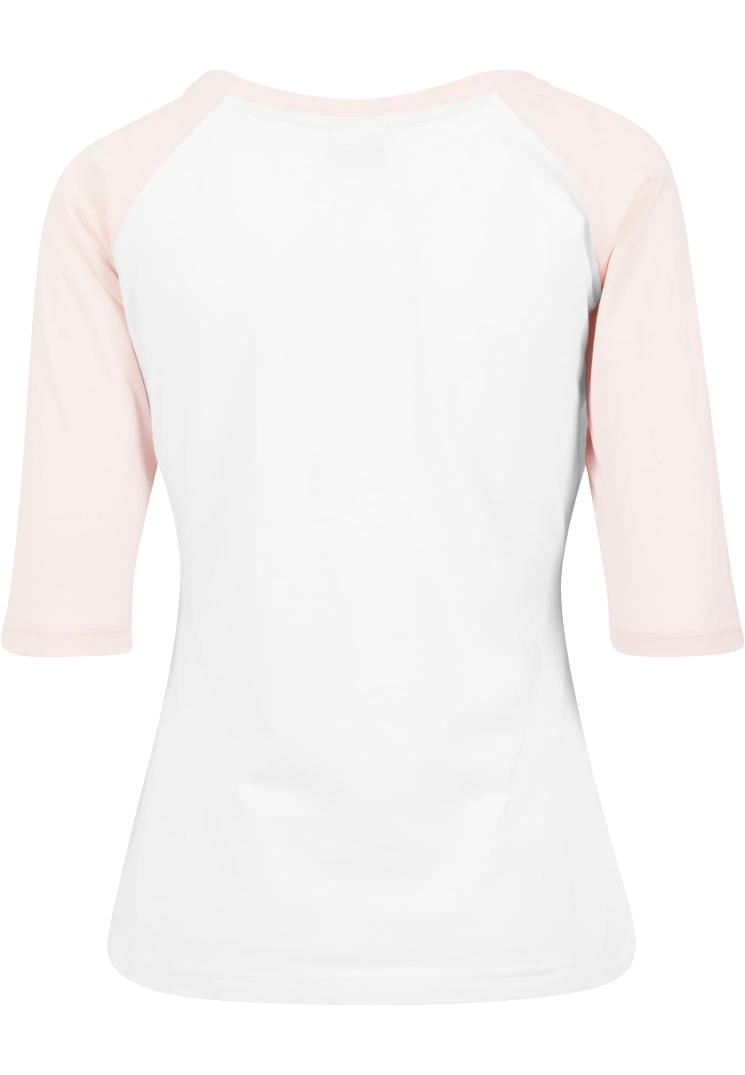 Ladies 3/4 Contrast Raglan Tee wht/pink L - variant image 6