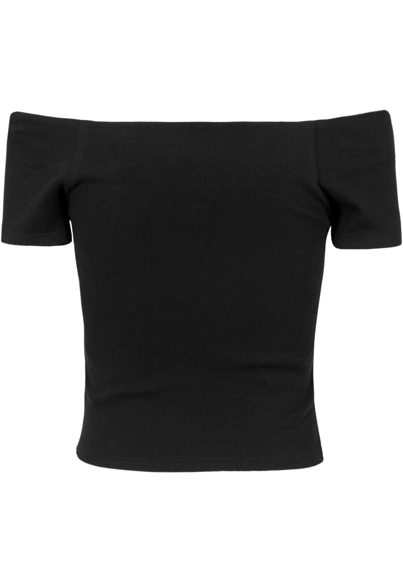 レディース オフショルダー リブ Tシャツ 黒 L
 - variant image 6