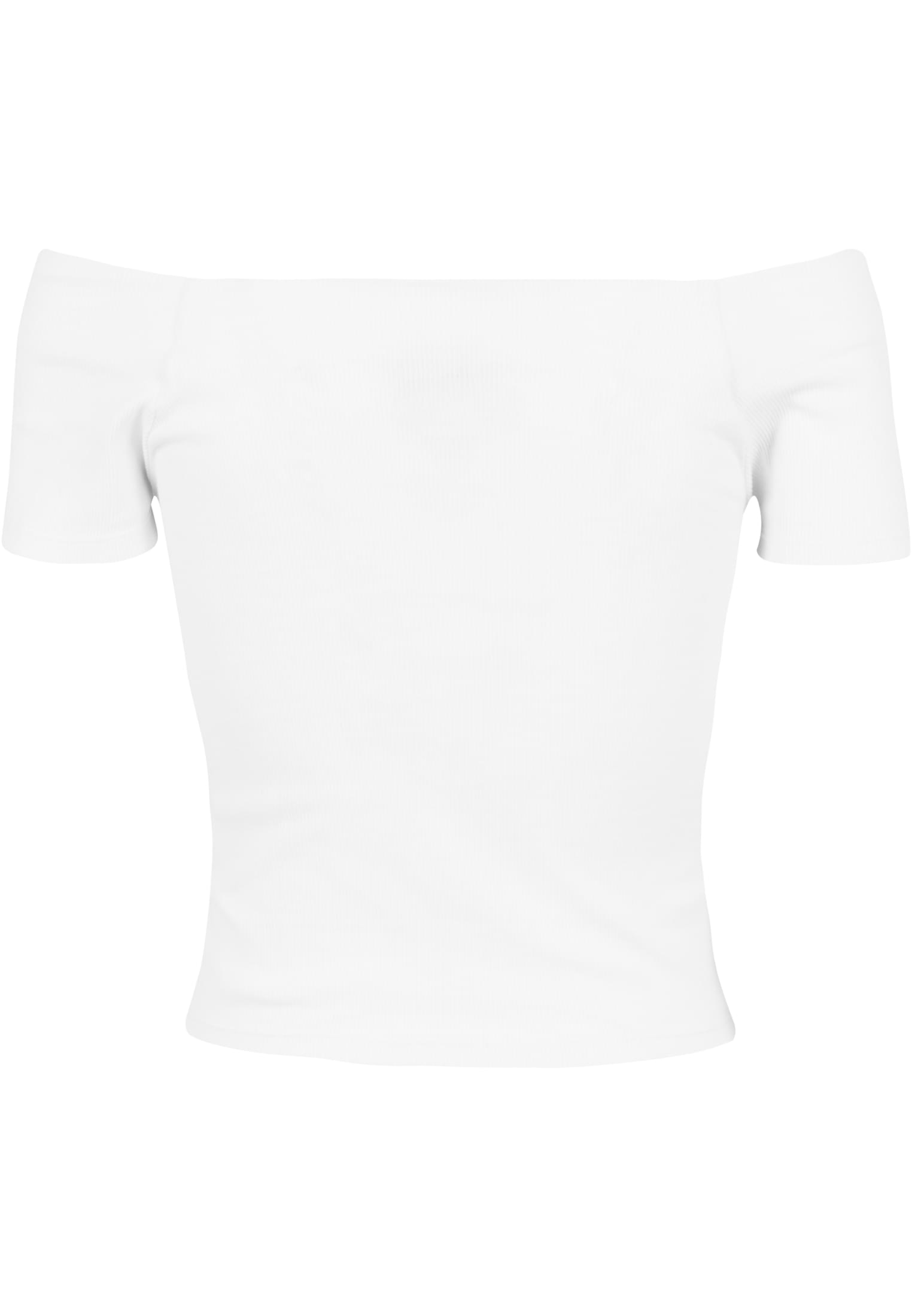 レディース オフショルダー リブ Tシャツ 白 L
 - variant image 6