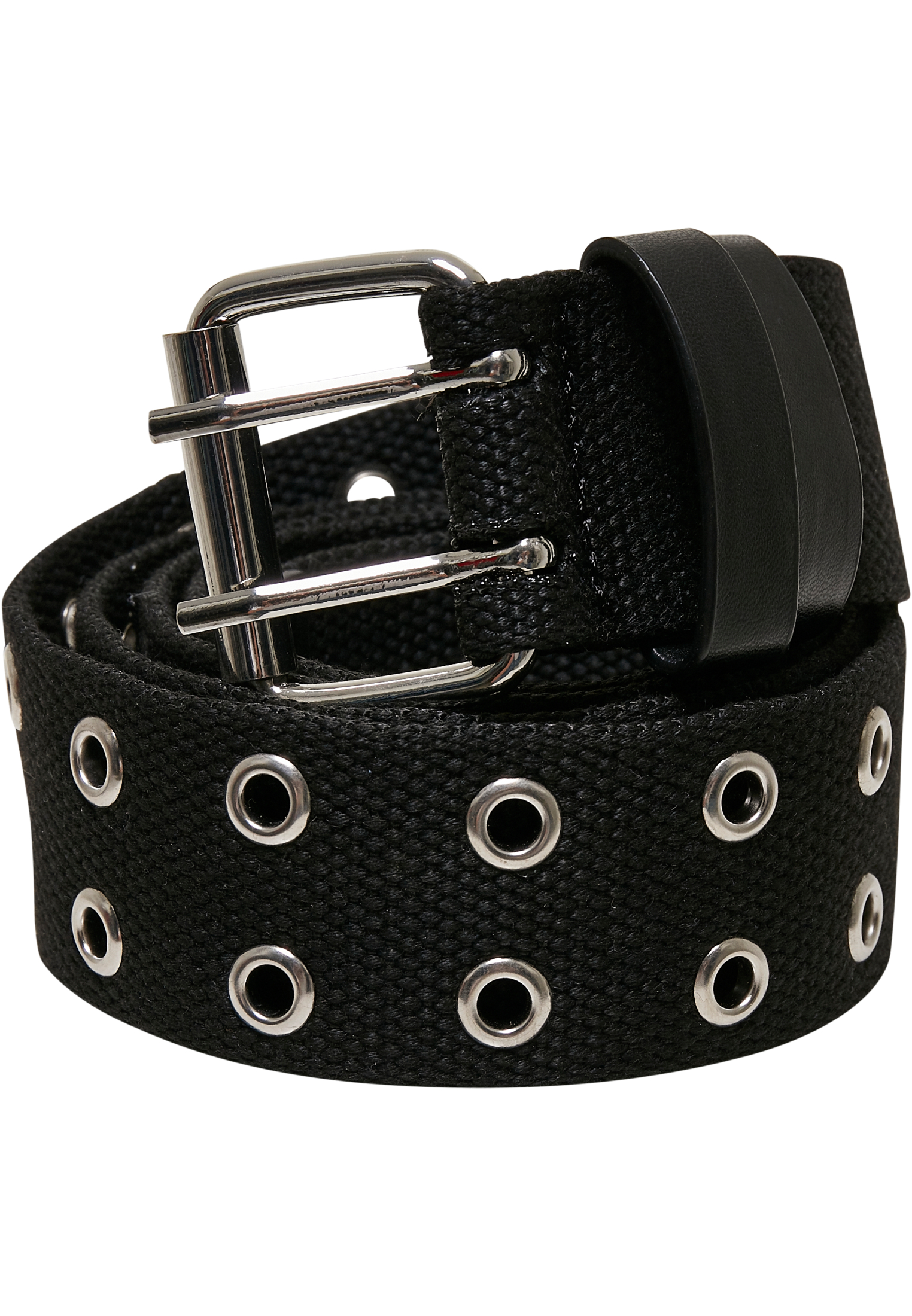 Polyester Eyelet Belt black/silver L/XL - alternate variant 1