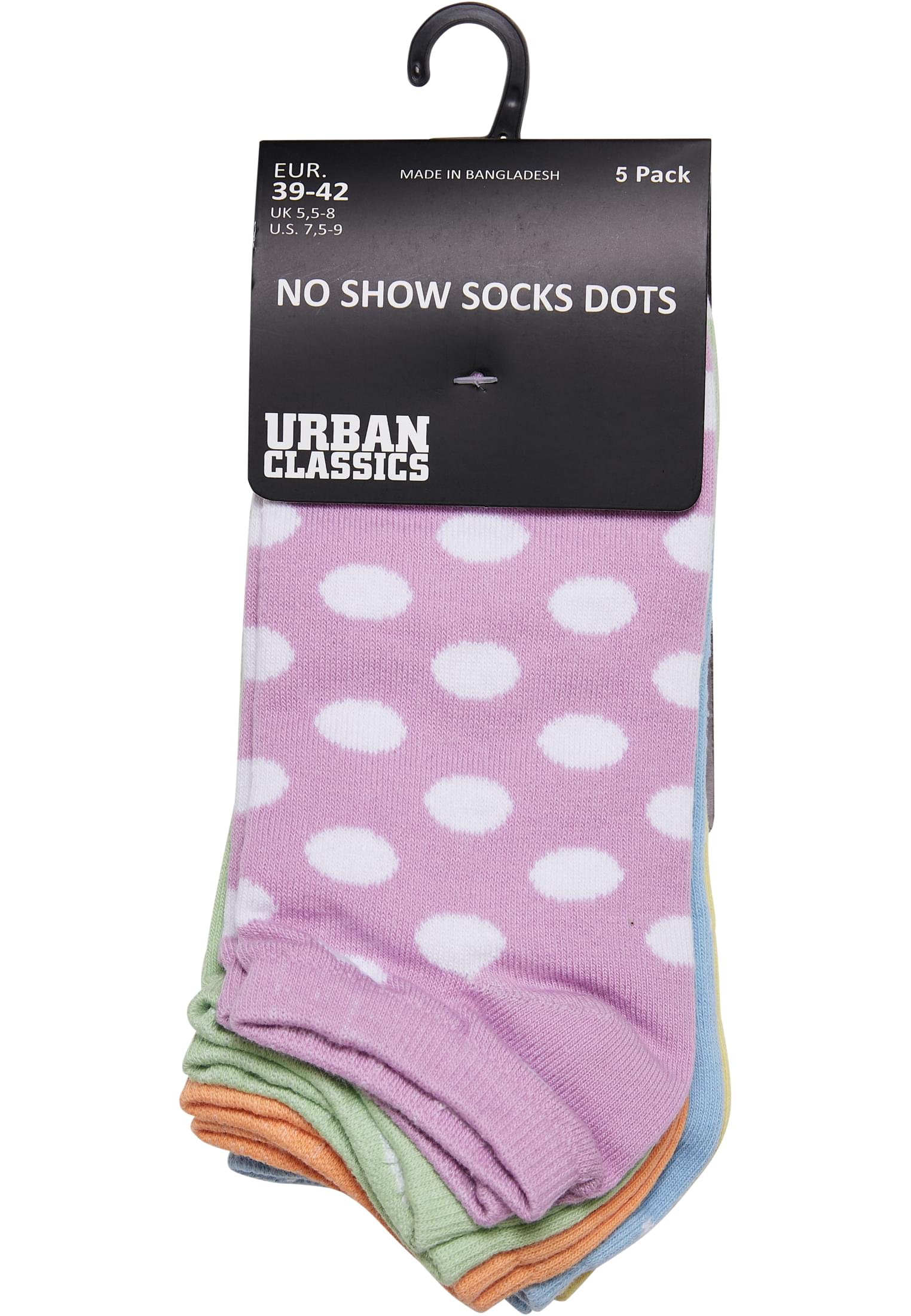 No Show Socks Dots 5-Pack summercolor 43-46 - variant image 1