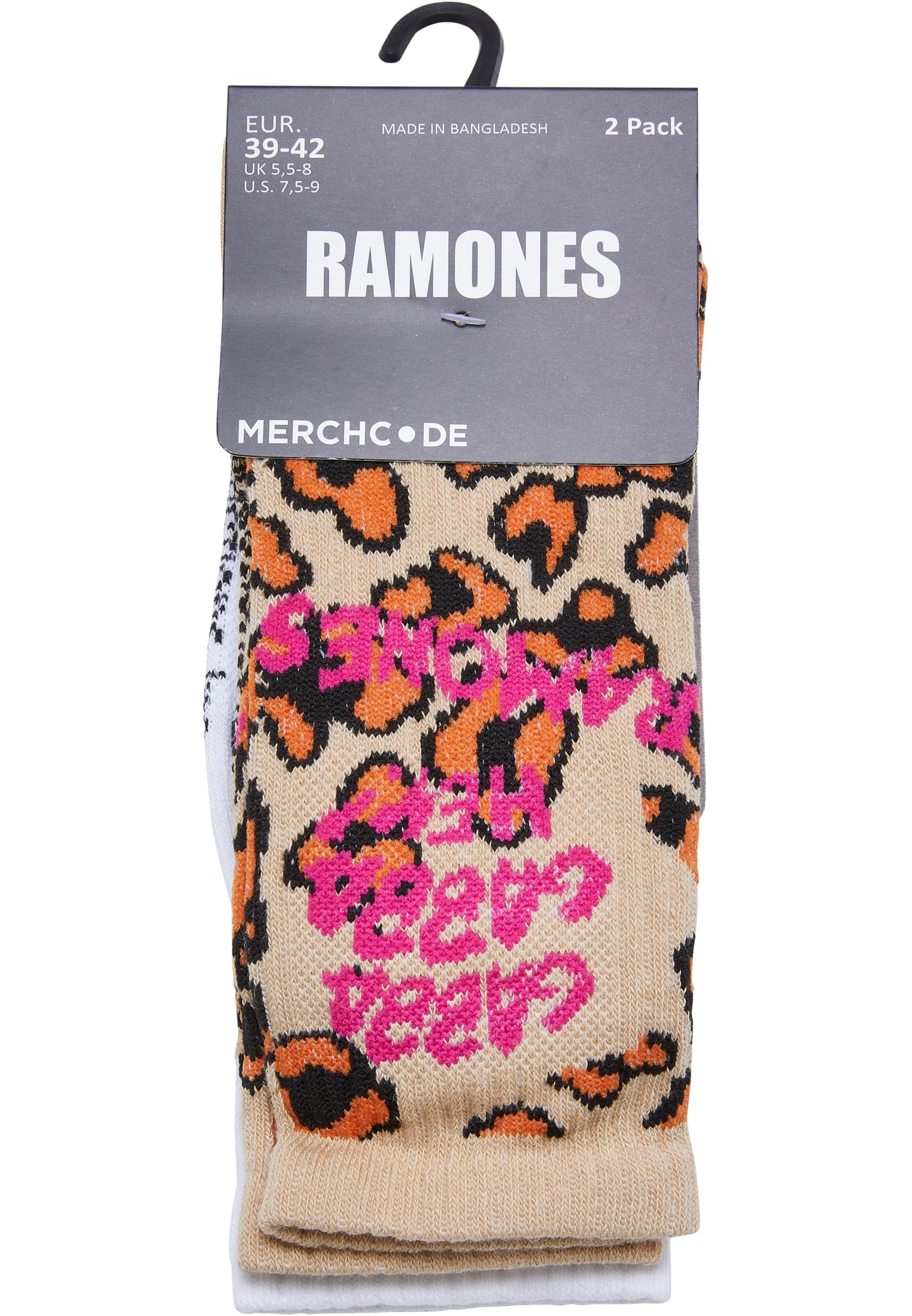 Ramones Leo Socks 2-Pack leo aop/offwhite 43-46 - variant image 4