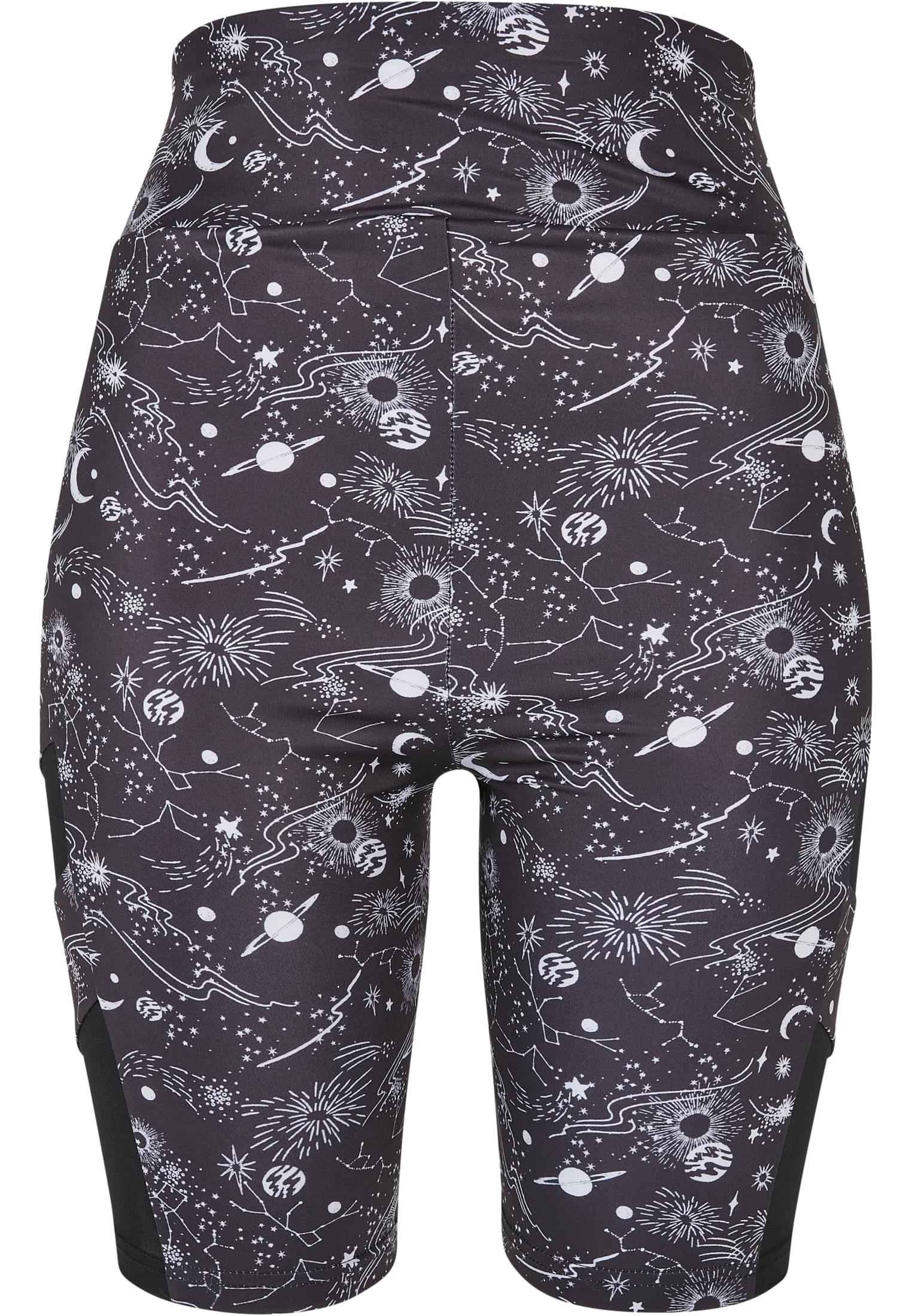 Ladies High Waist Tech Mesh AOP Cycle Shorts blackuniverse 3XL - variant image 5