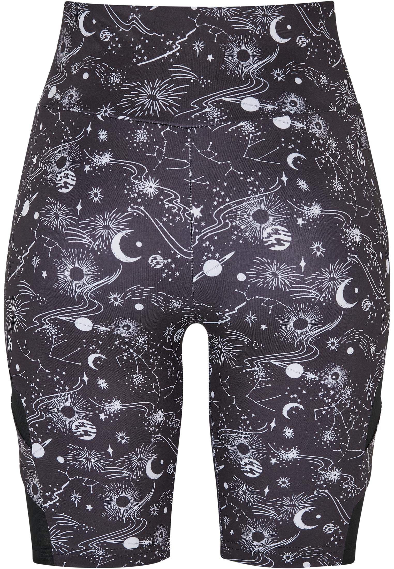 Ladies High Waist Tech Mesh AOP Cycle Shorts blackuniverse 3XL - variant image 7