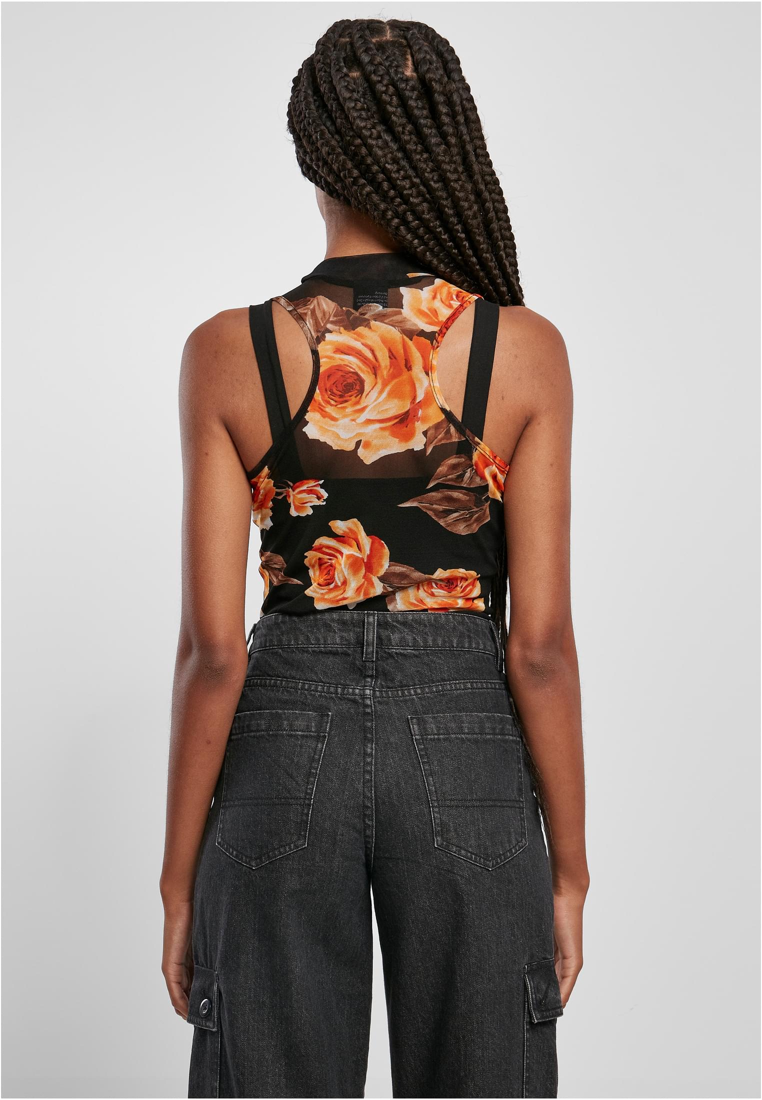 Ladies Sleeveless Mesh Body mangorose 3XL - variant image 2