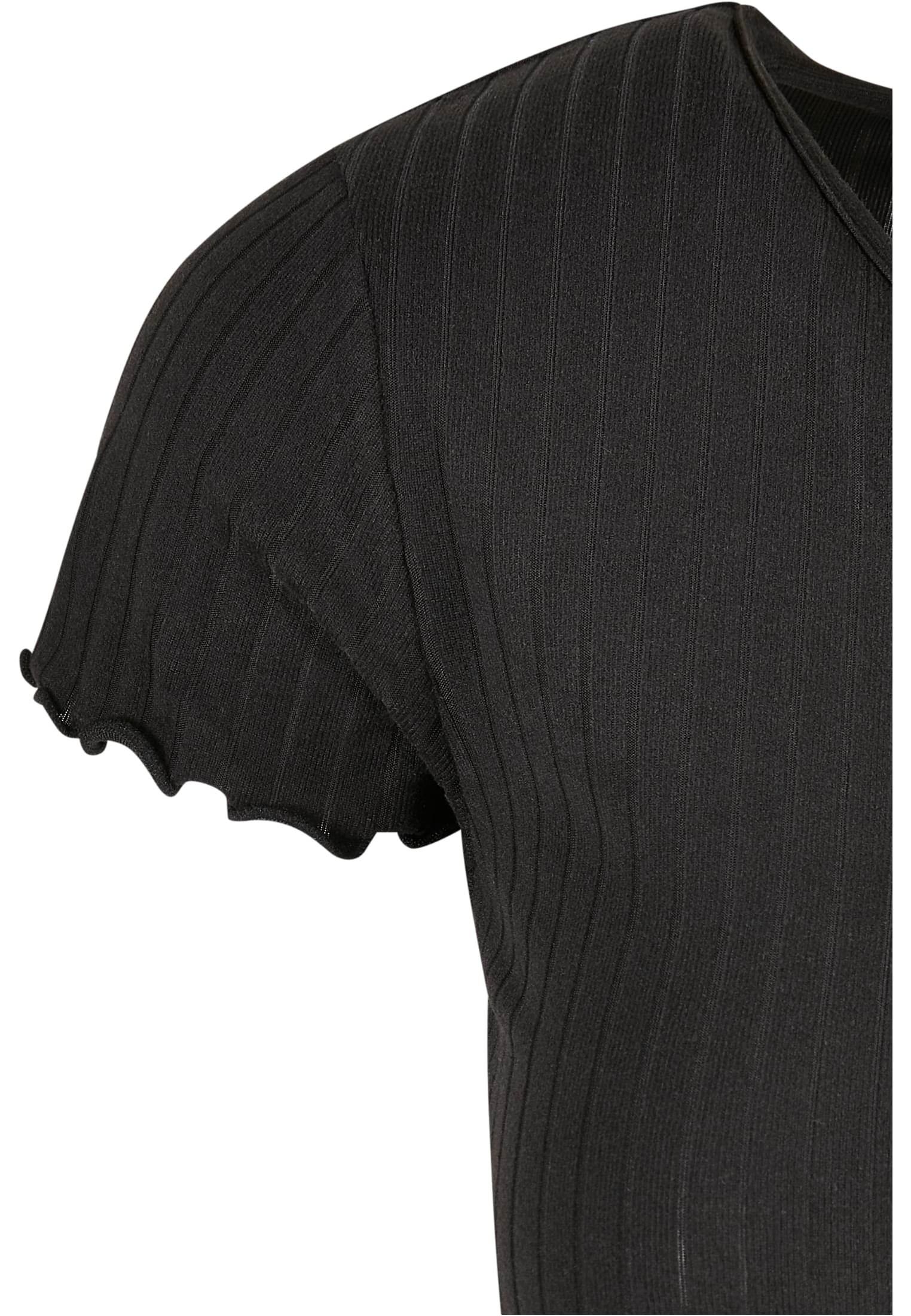 Ladies Rib Wid Leg Jumpsuit black 3XL - variant image 8