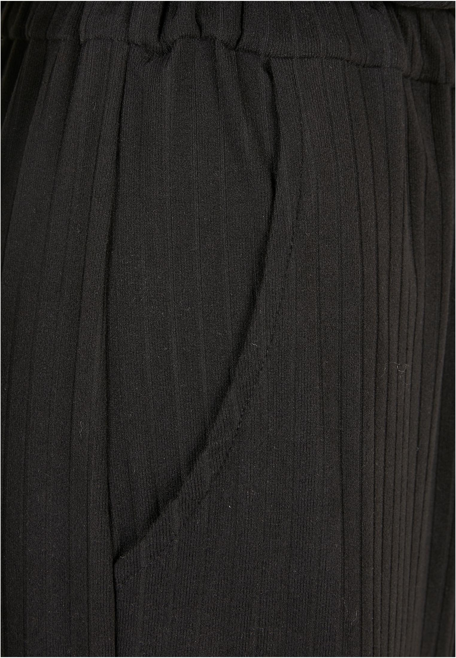 Ladies Rib Wid Leg Jumpsuit black 3XL - variant image 9