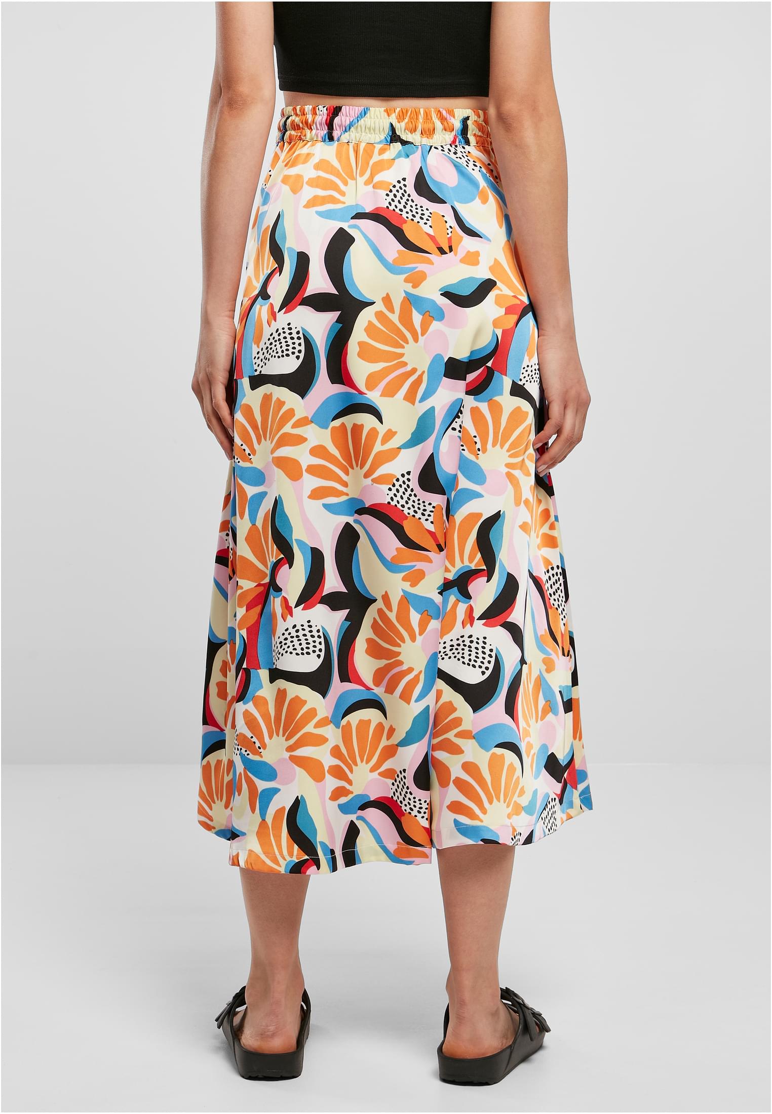 Ladies AOP Satin Midi Skirt magicmangoabstract 3XL - variant image 2